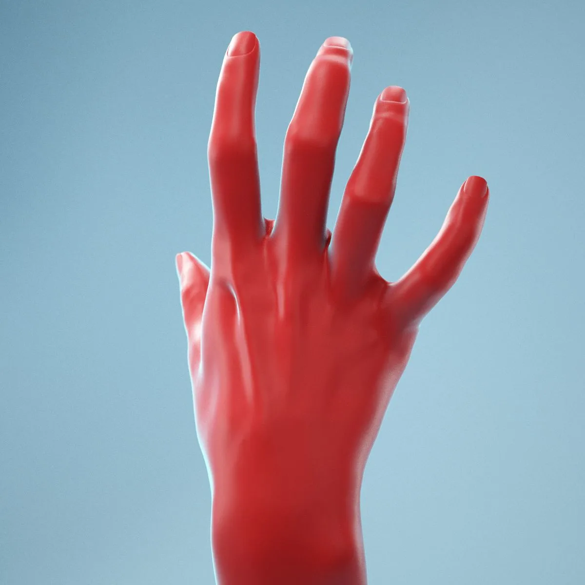 Stretched Claw Realistic Hand