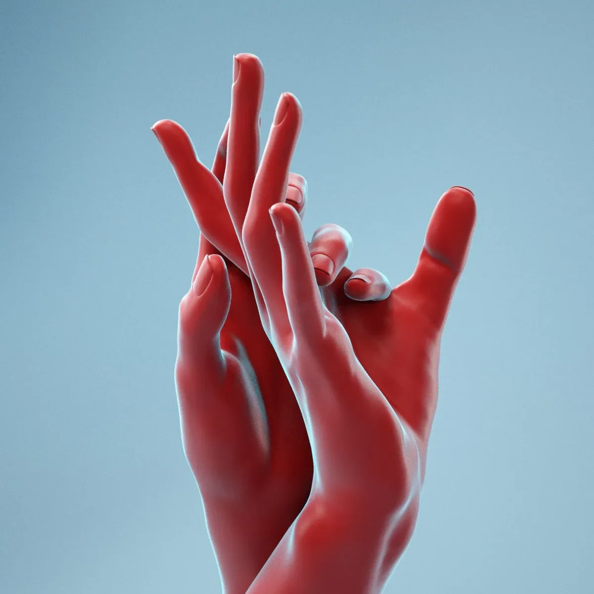 Washing Realistic Hands