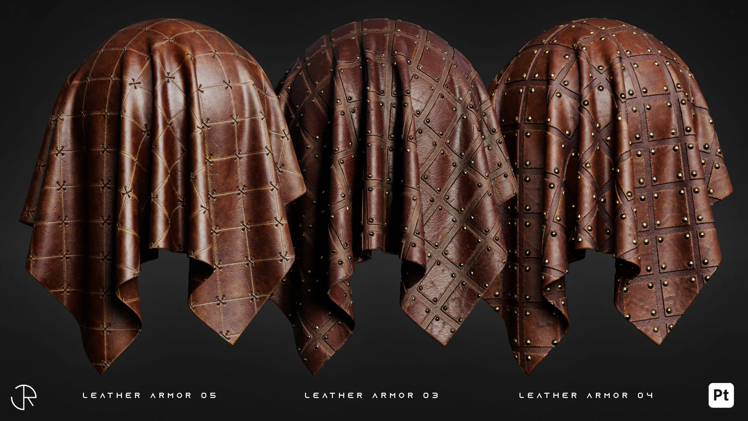 Medieval Fabric & Leather Smart Materials for Substance 3D Painter