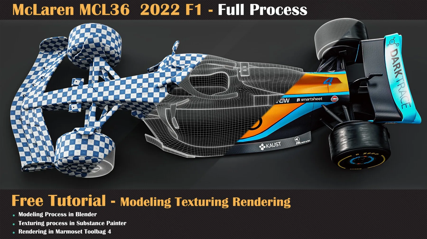 Free Tutorial - McLaren MCL36 Full Process