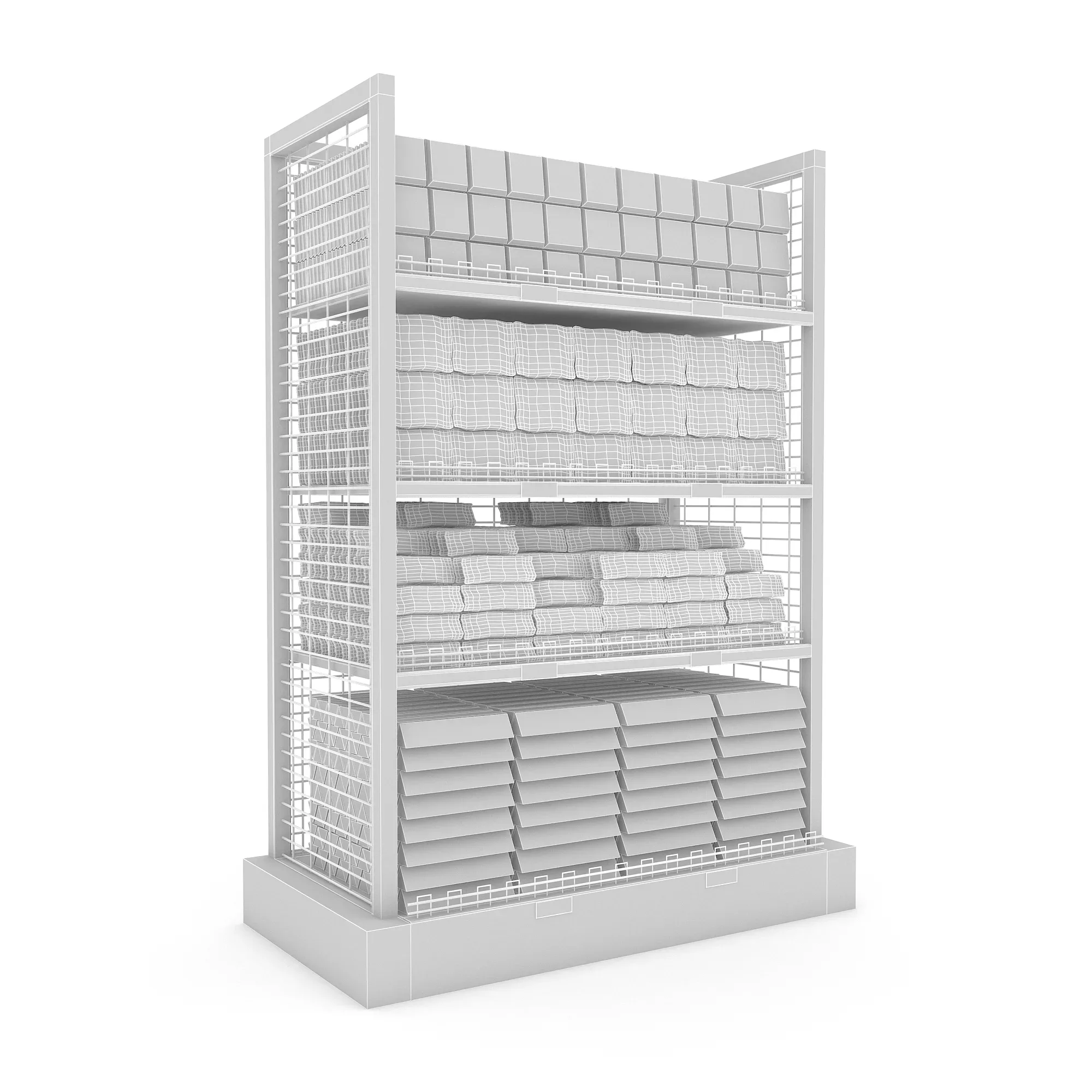 The chocolate store 3D Low-poly 3D model