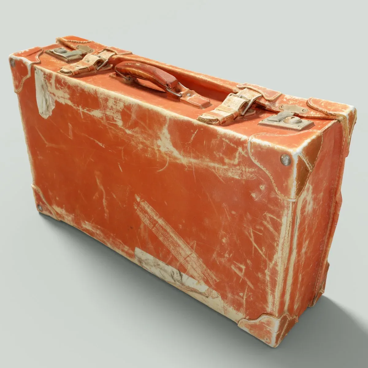 Realistic 3D Scanned Suitcase Luggage, Briefcase for Virtual Worlds, Art Projects and Simulations 4