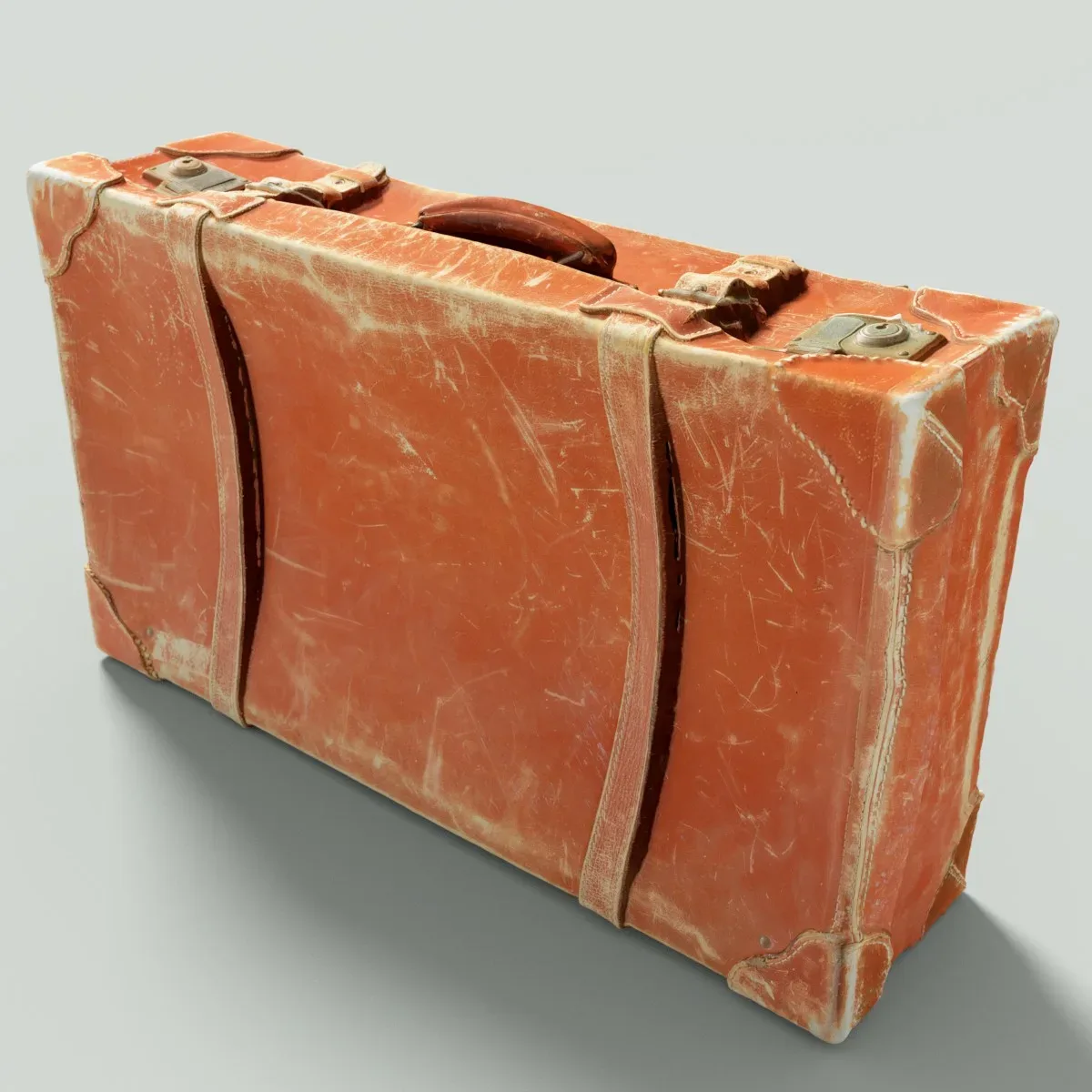 Realistic 3D Scanned Suitcase Luggage, Briefcase for Virtual Worlds, Art Projects and Simulations 4