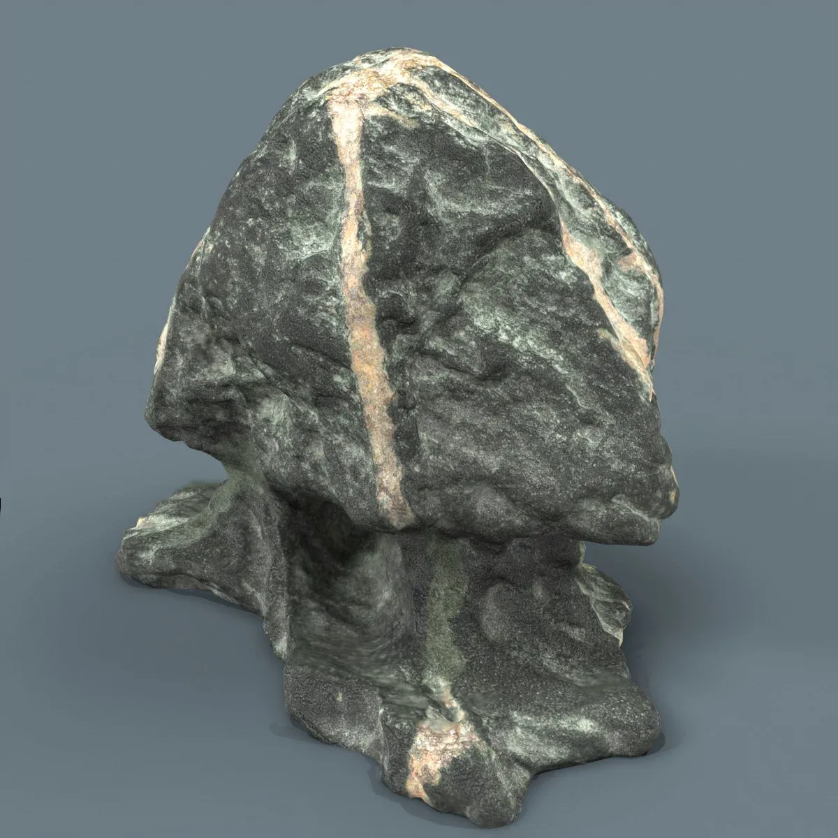 Suiseki Stone Collection from Japan - High-Quality 3D Model with Metallic-Roughness PBR Textures for Games, VR, and Art Projects