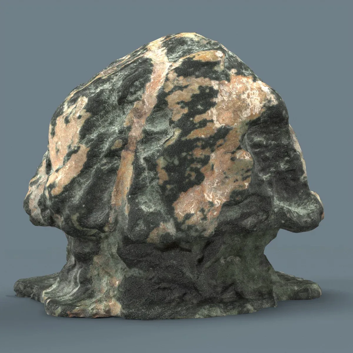 Suiseki Stone Collection from Japan - High-Quality 3D Model with Metallic-Roughness PBR Textures for Games, VR, and Art Projects