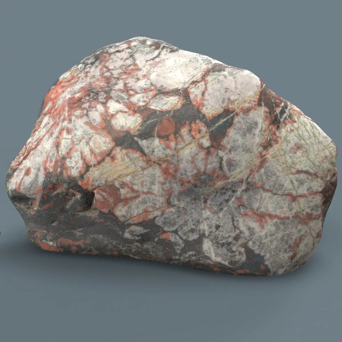 Suiseki Stone Collection from Japan - High-Quality 3D Model with Metallic-Roughness PBR Textures for Games, VR, and Art Projects