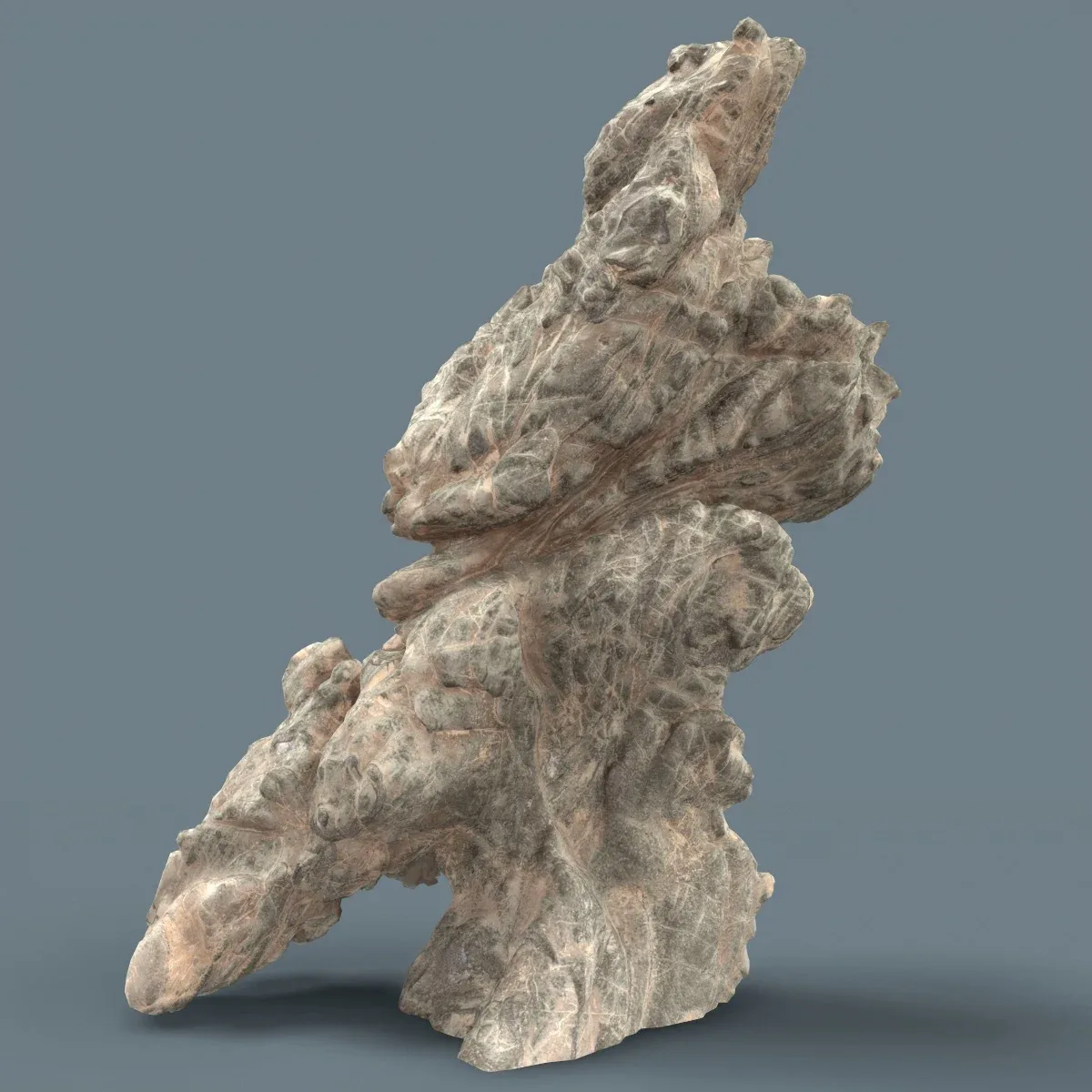 Suiseki Stone Collection from Japan - High-Quality 3D Model with Metallic-Roughness PBR Textures for Games, VR, and Art Projects