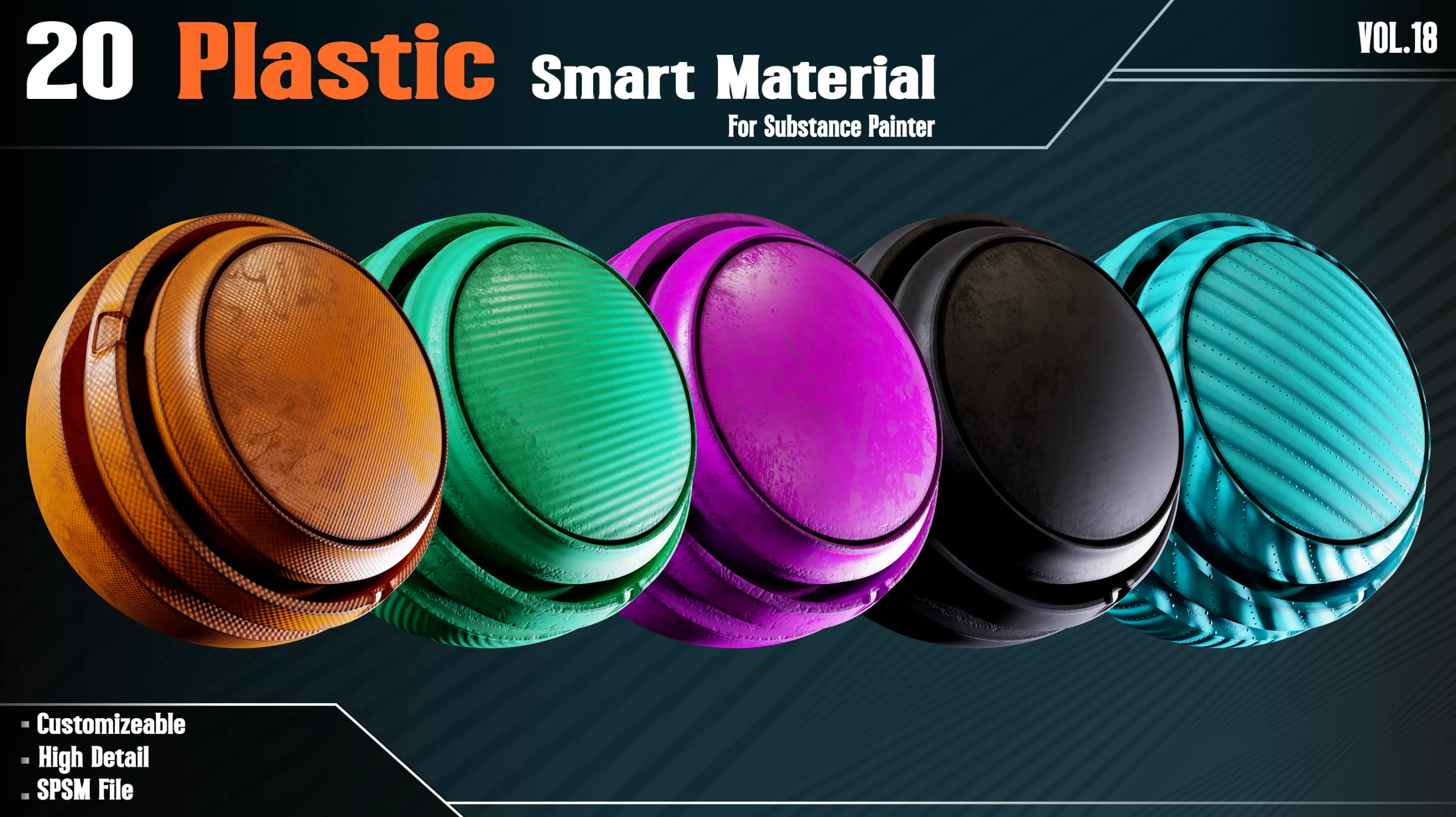 20 Plastic Smart Materials - VOL.18