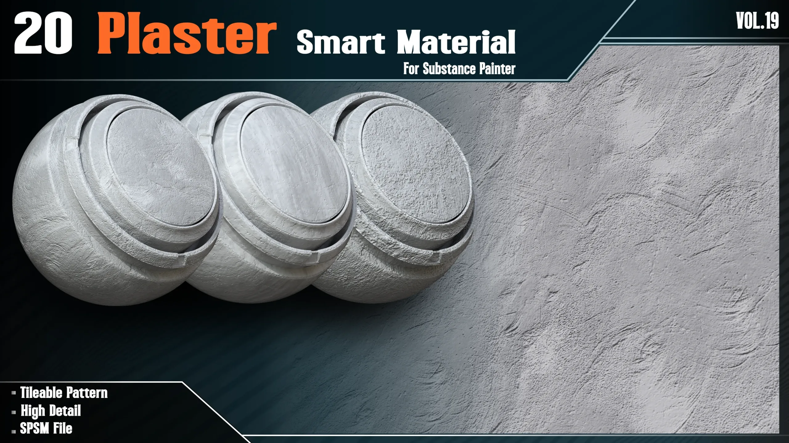 20 Plaster Smart Materials - VOL 19 (spsm file)