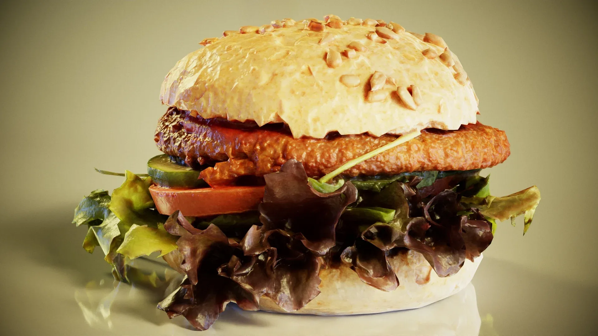 Healthy Burger Sandwich