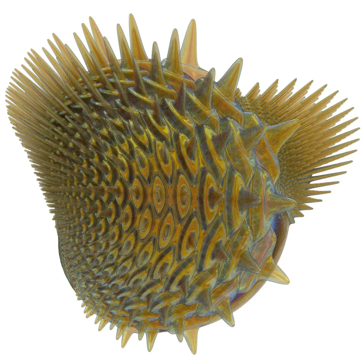 Generative Spherical Object Fish School