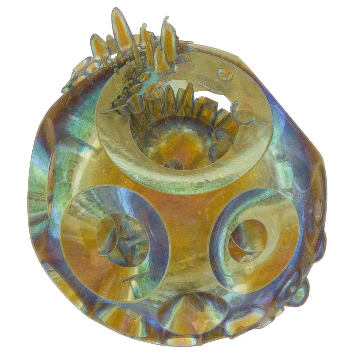 Generative Spherical Object Mushrooms