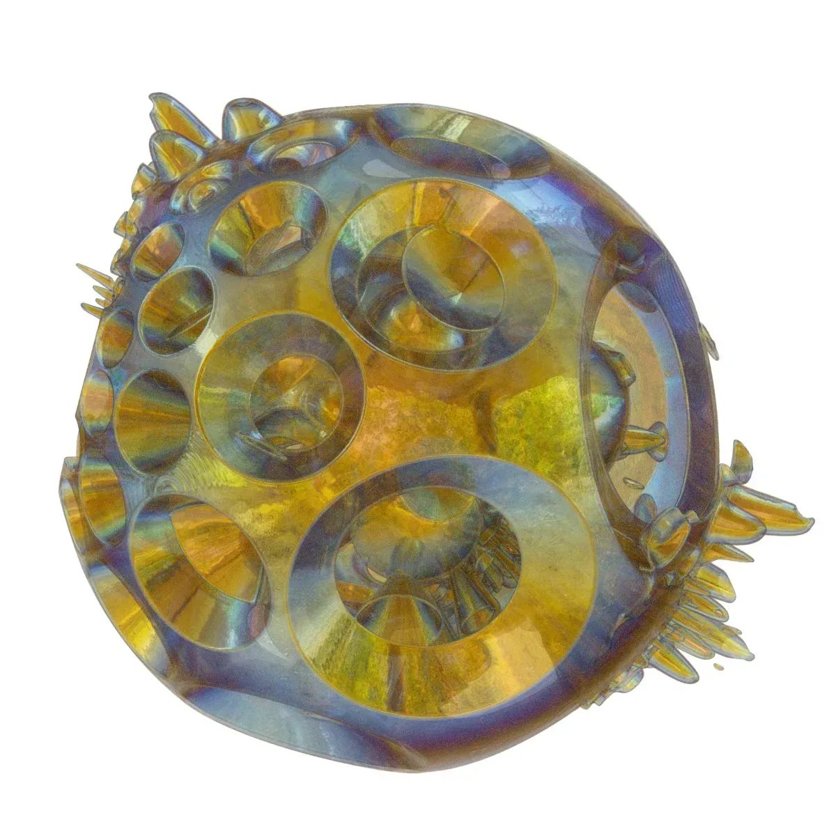 Generative Spherical Object Mushrooms