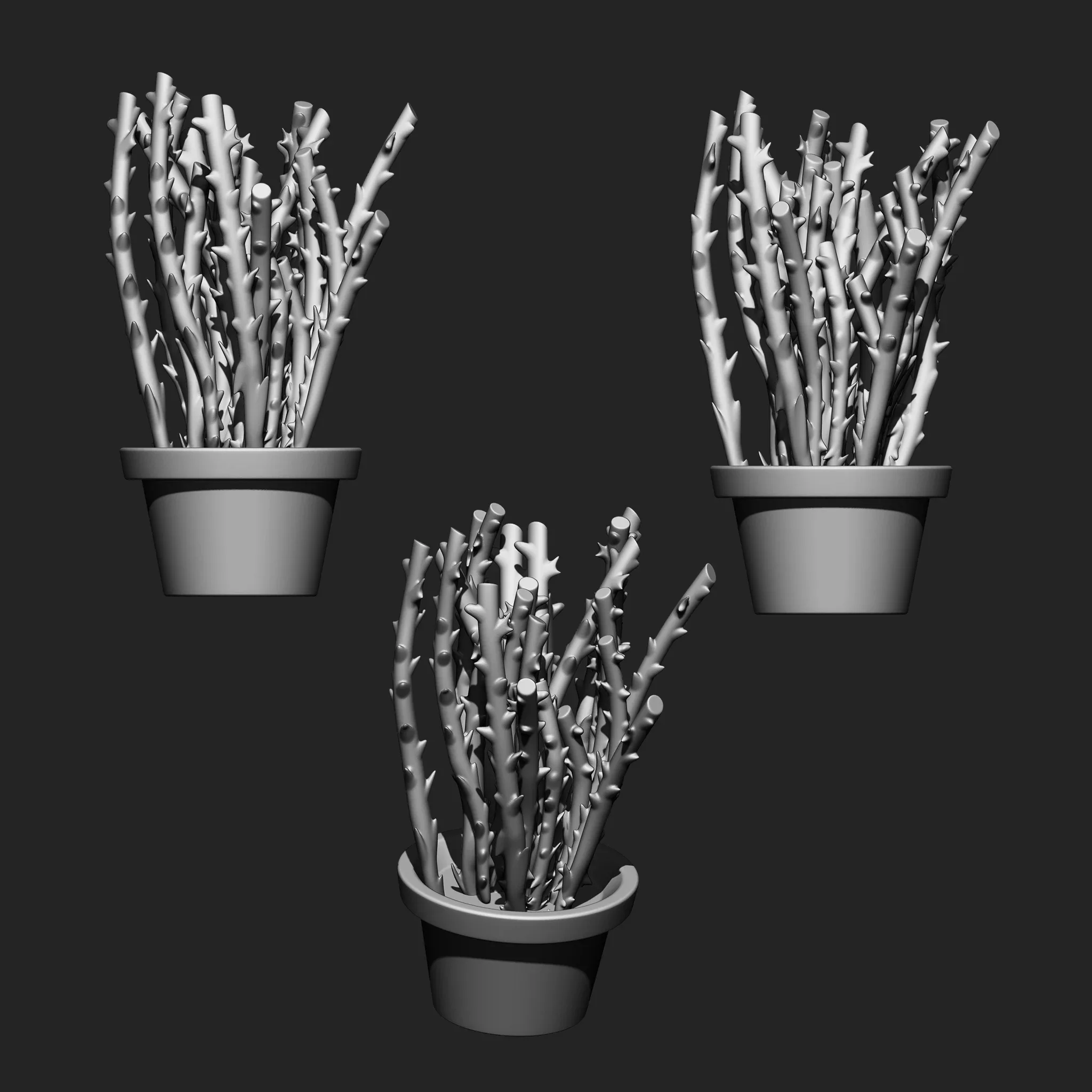 Stylized Plants IMM Brushes 31 in one