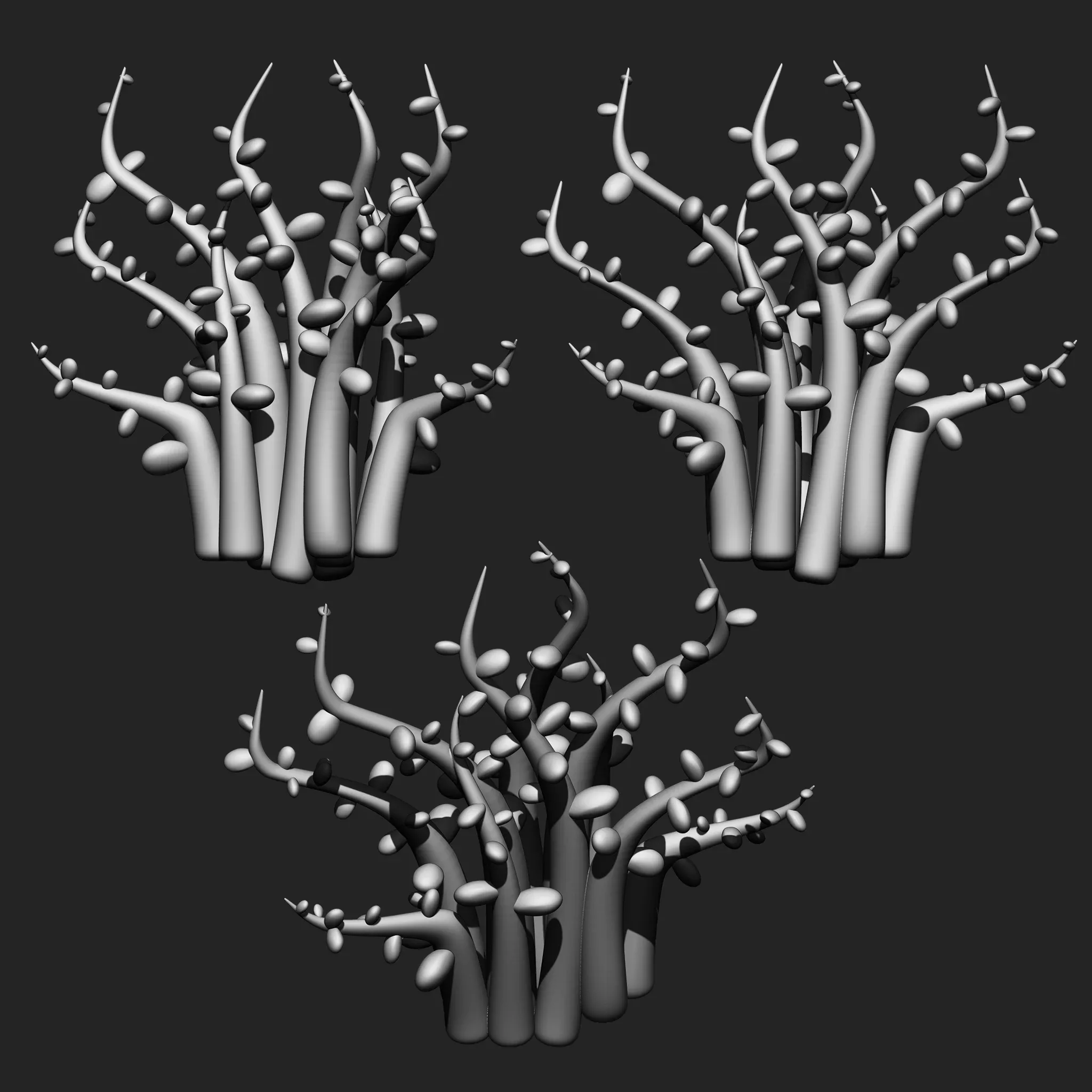 Stylized Plants IMM Brushes 31 in one