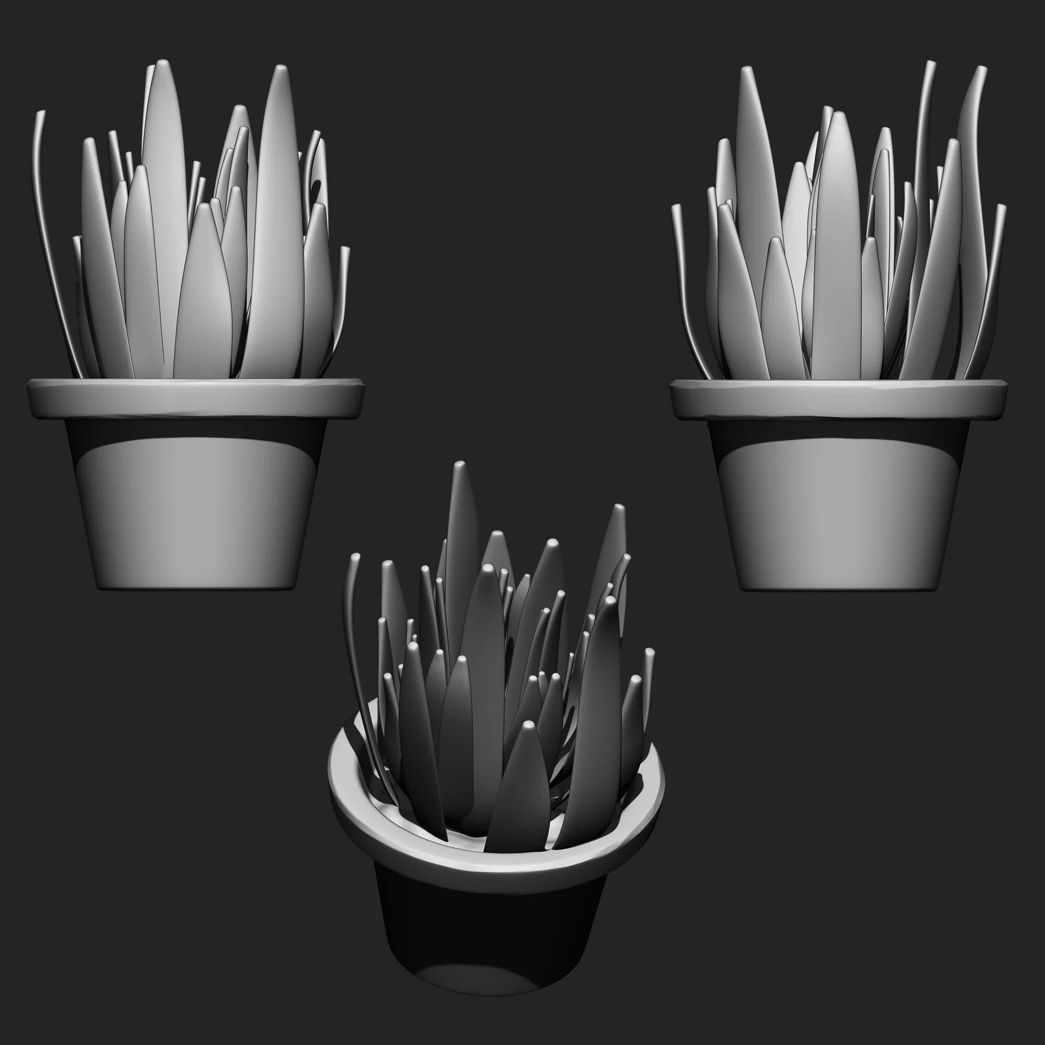 Stylized Plants IMM Brushes 31 in one