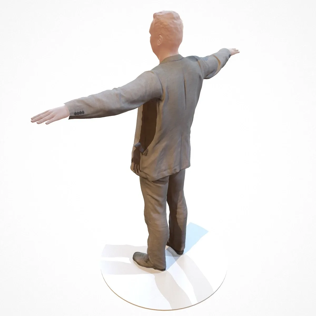 Photorealistic 3D Scanned Model of a Business Suit 3