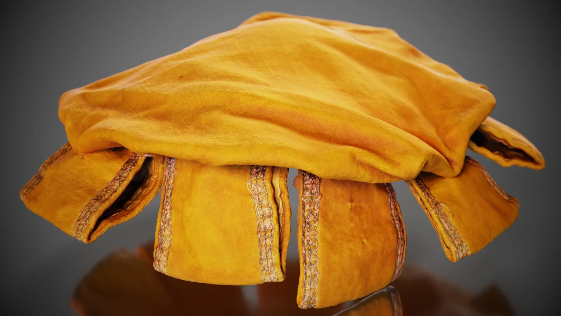 Photorealistic 3D Scanned Headwear Crown Hat