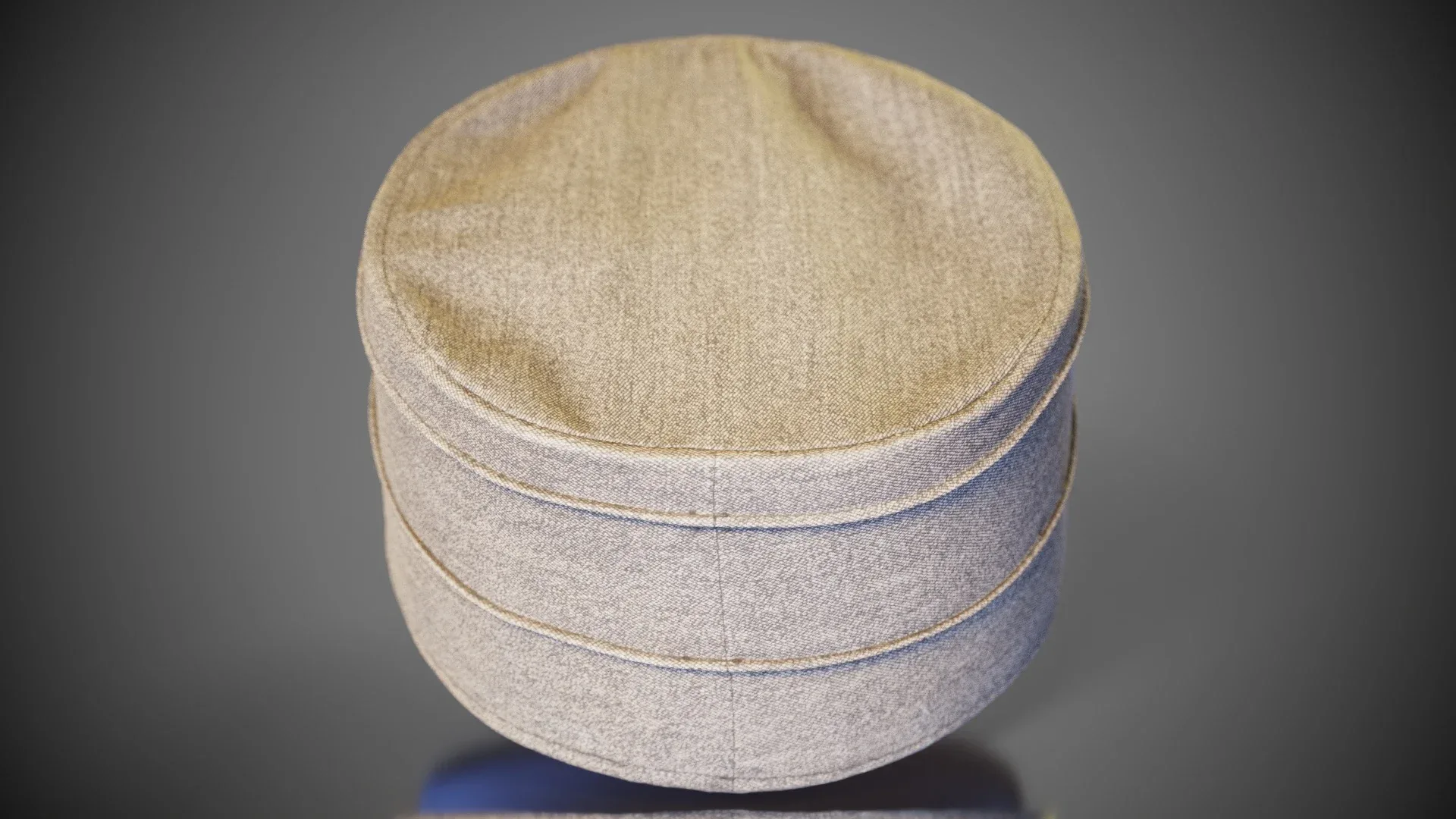 Photorealistic 3D Scanned Headwear Hat Kepi