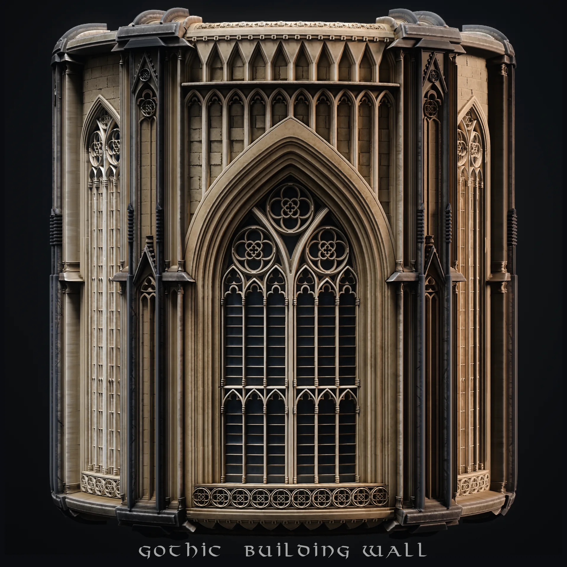 Subtance designer tutorial - Gothic building wall