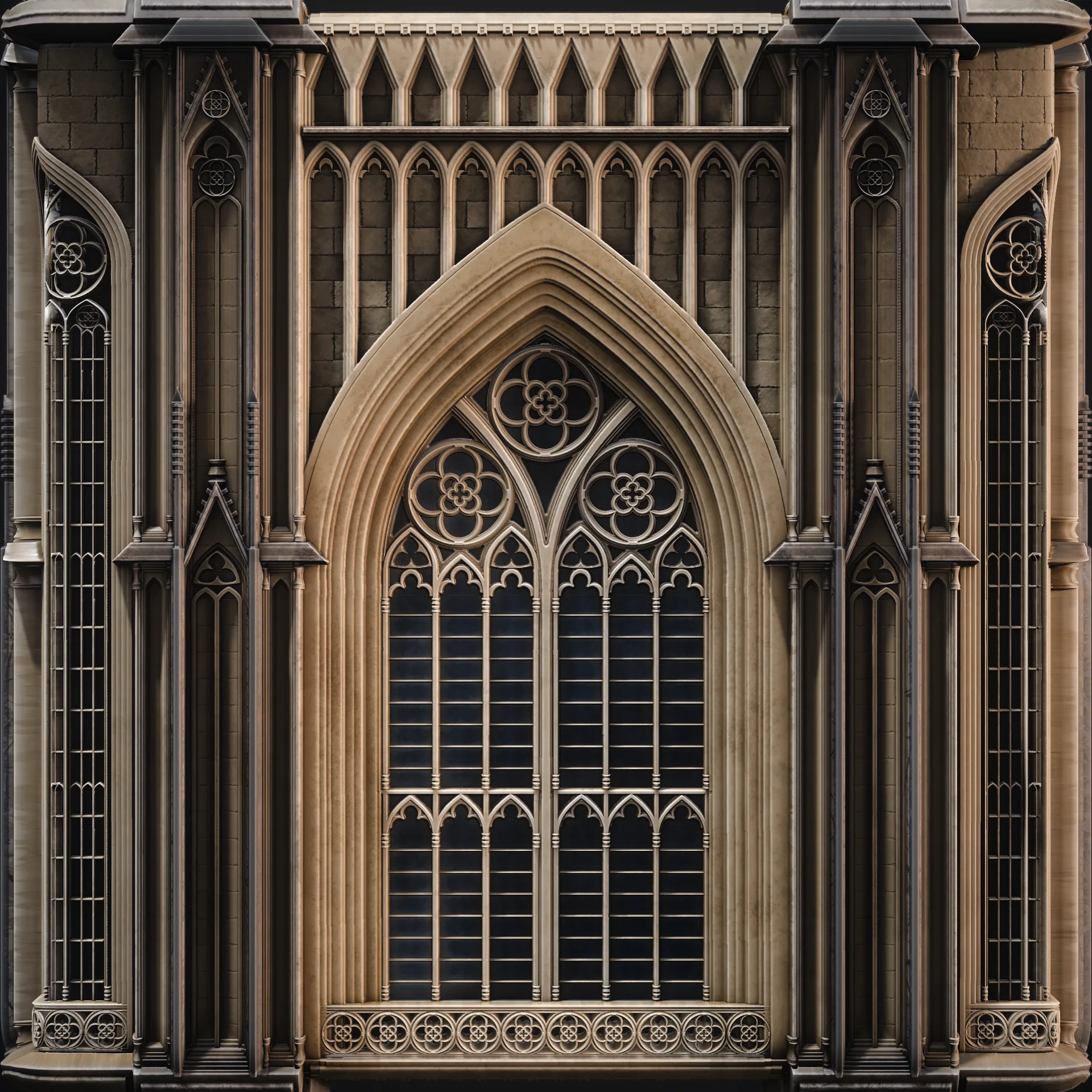 Subtance designer tutorial - Gothic building wall