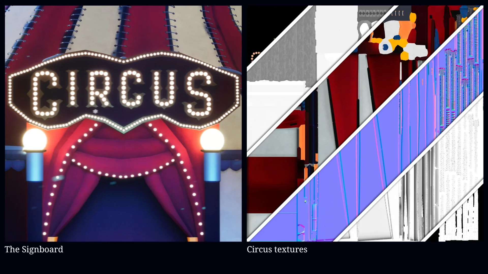 Circus Tent Low-poly 3D model