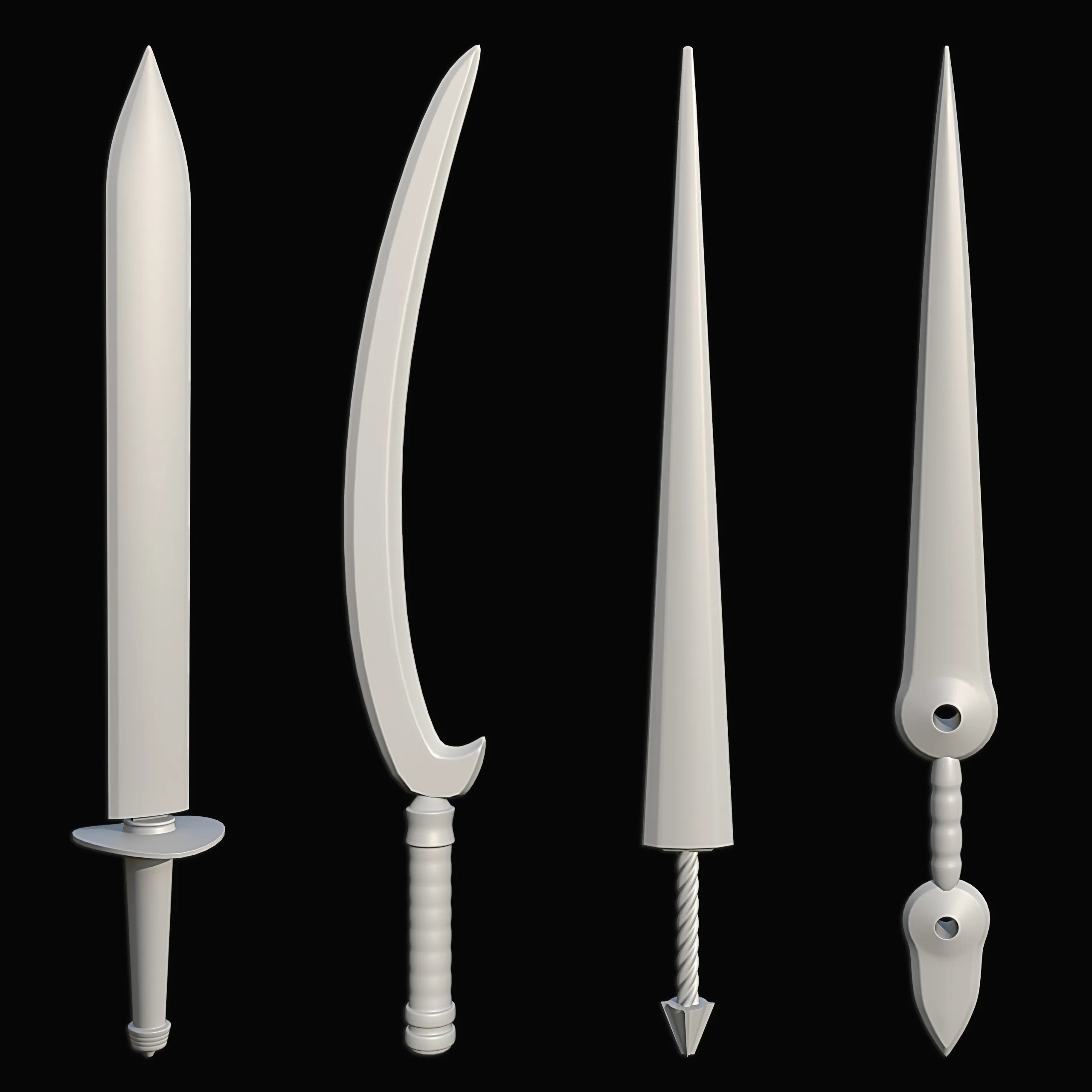 Sword Base Mesh Vol 2