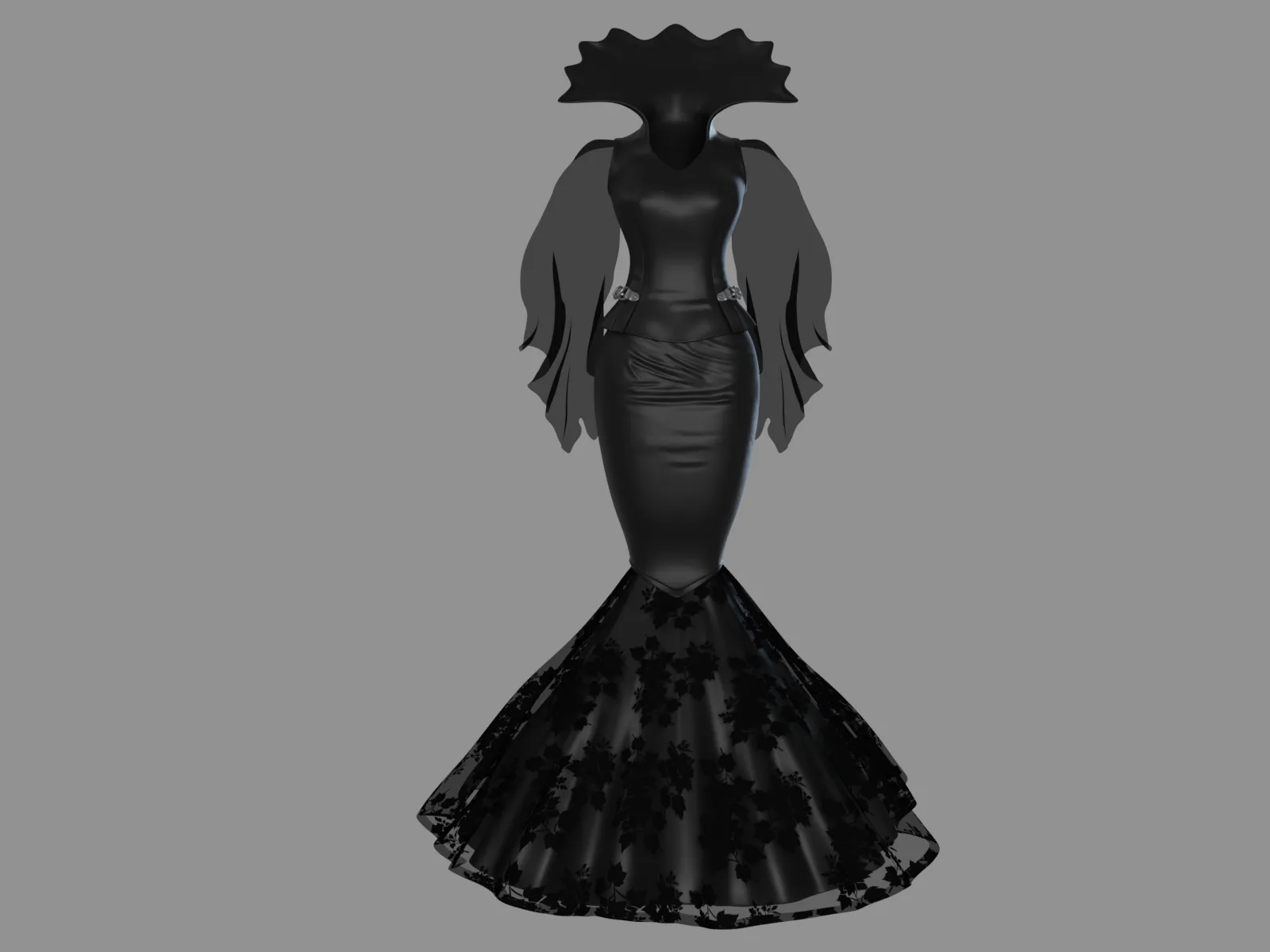 Victorian Gothic Dress V2