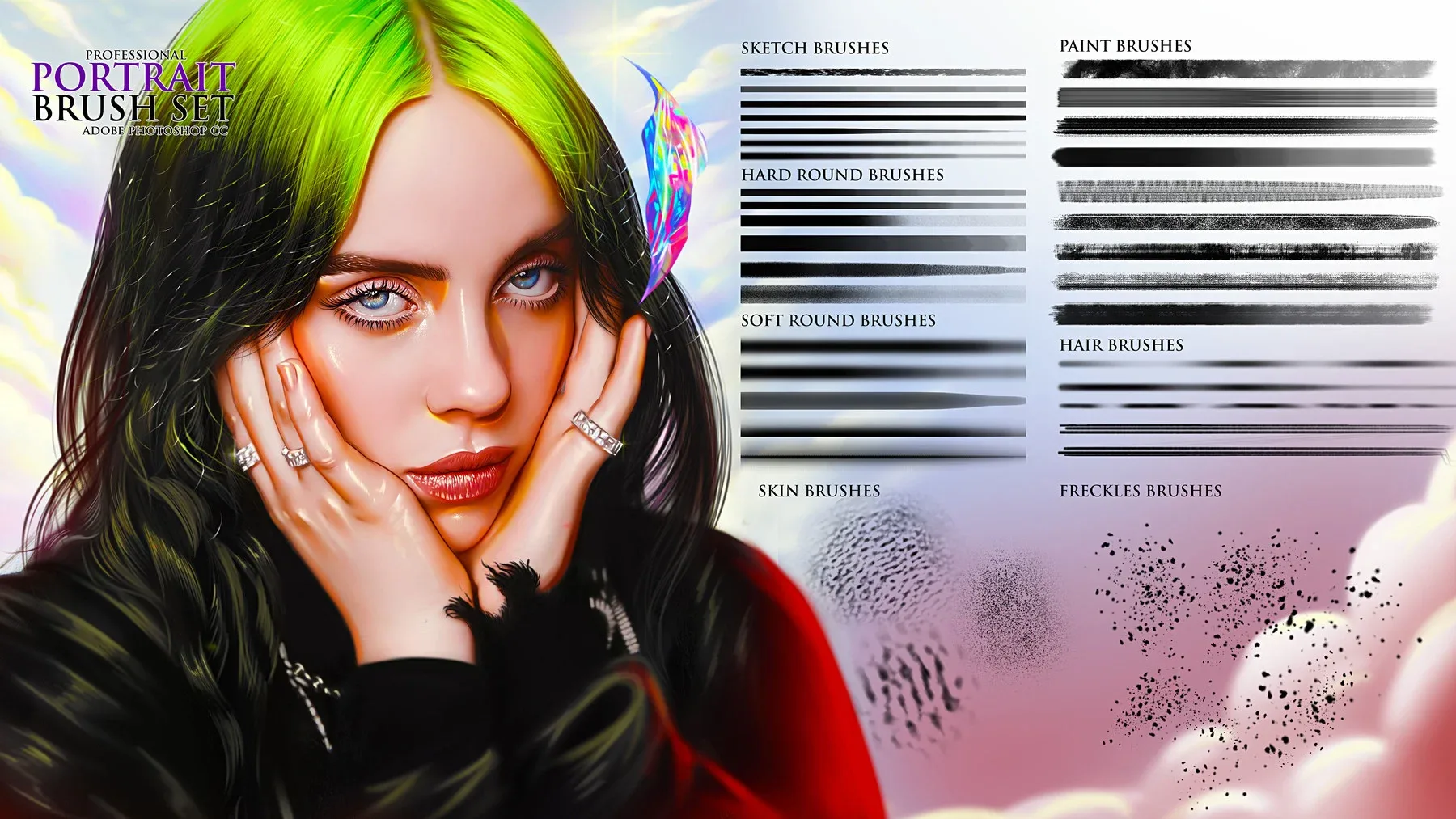 Portrait Brush Set for Photoshop