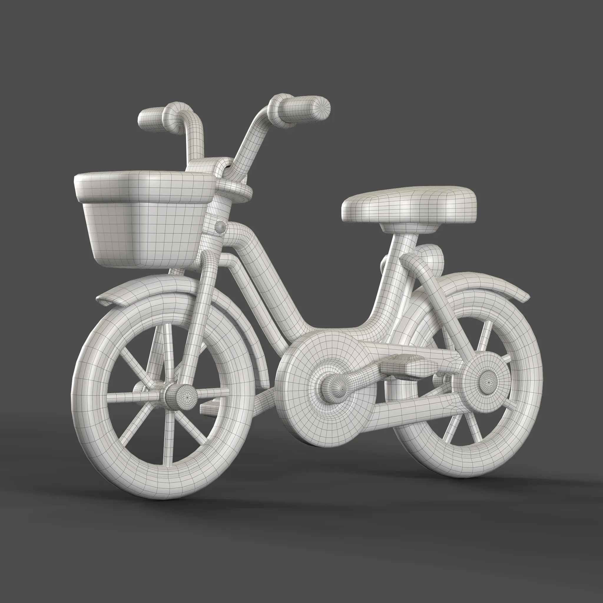 Cartoon Kid Bicycle