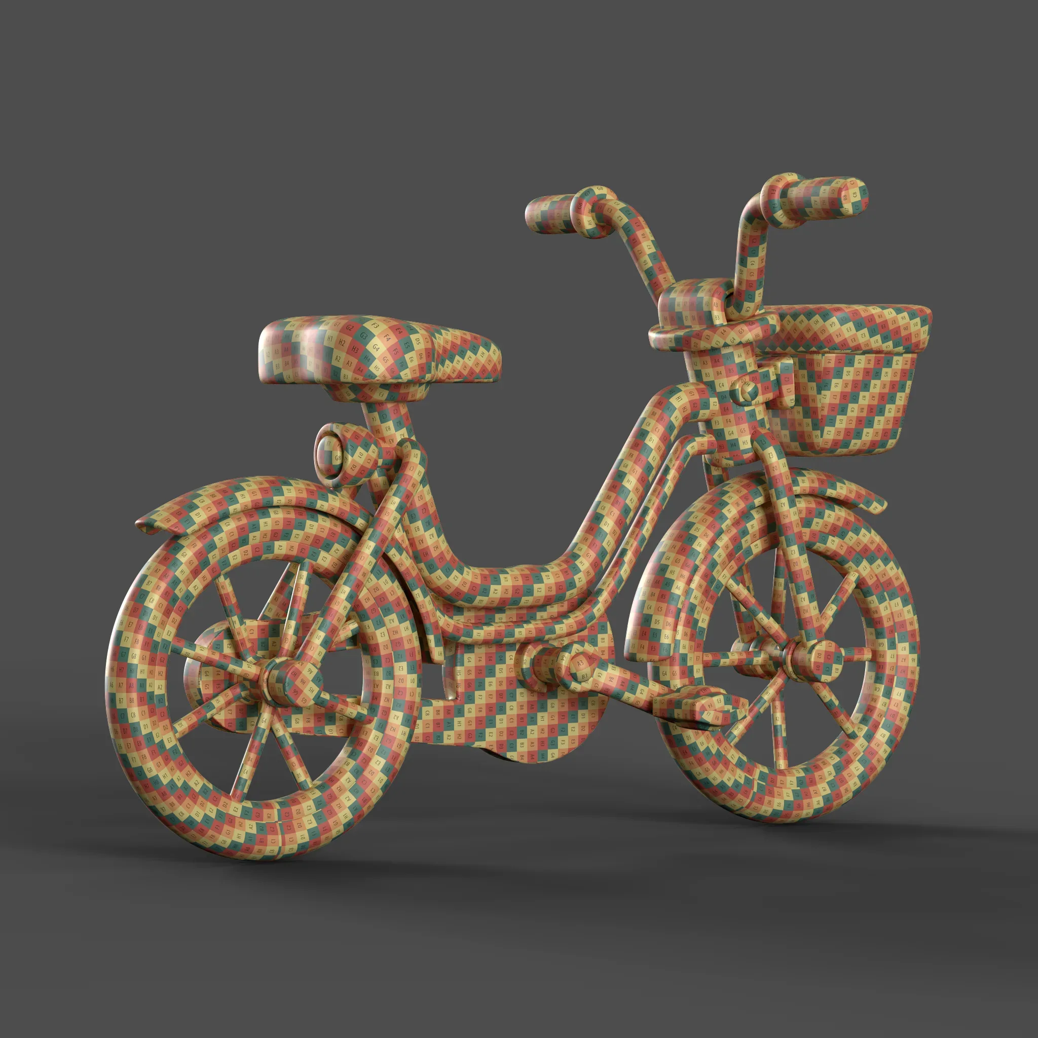 Cartoon Kid Bicycle