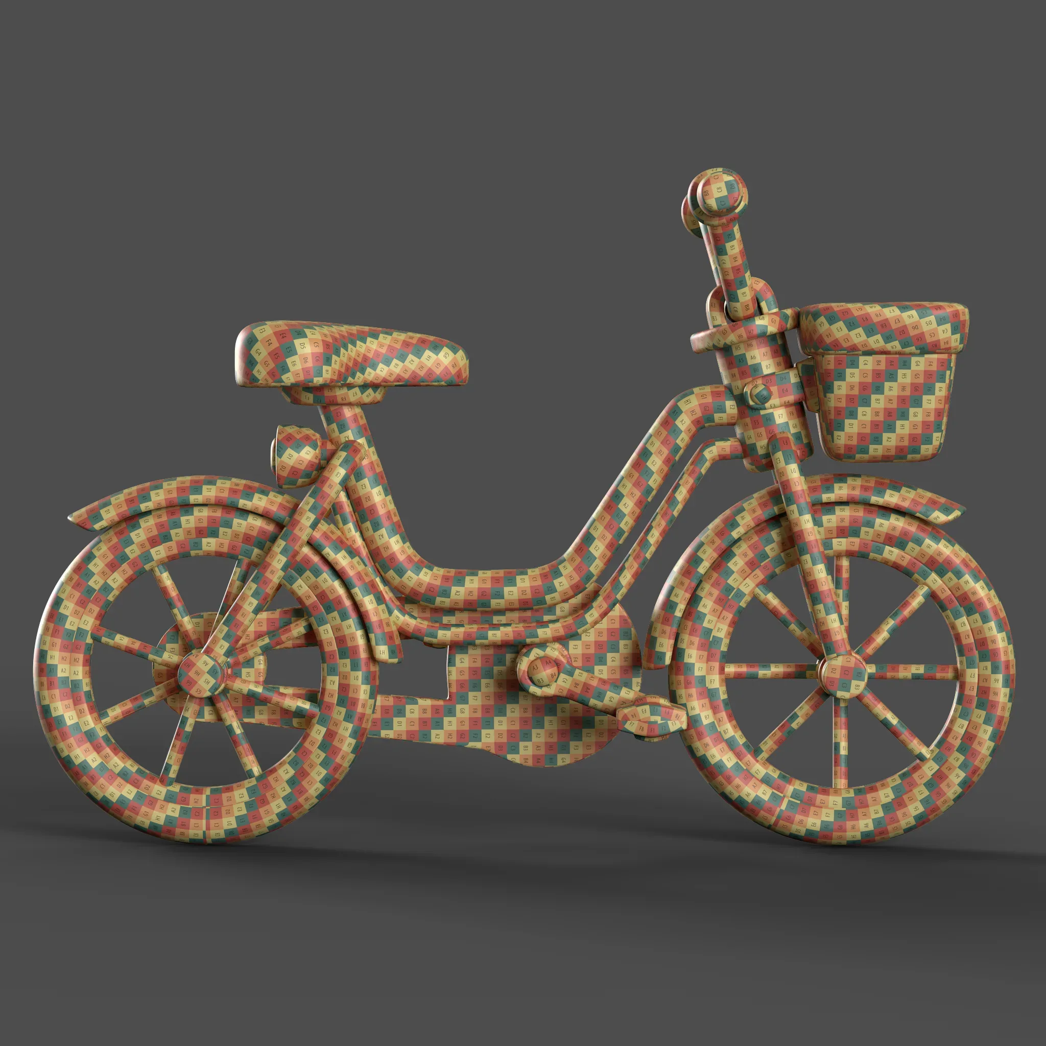 Cartoon Kid Bicycle