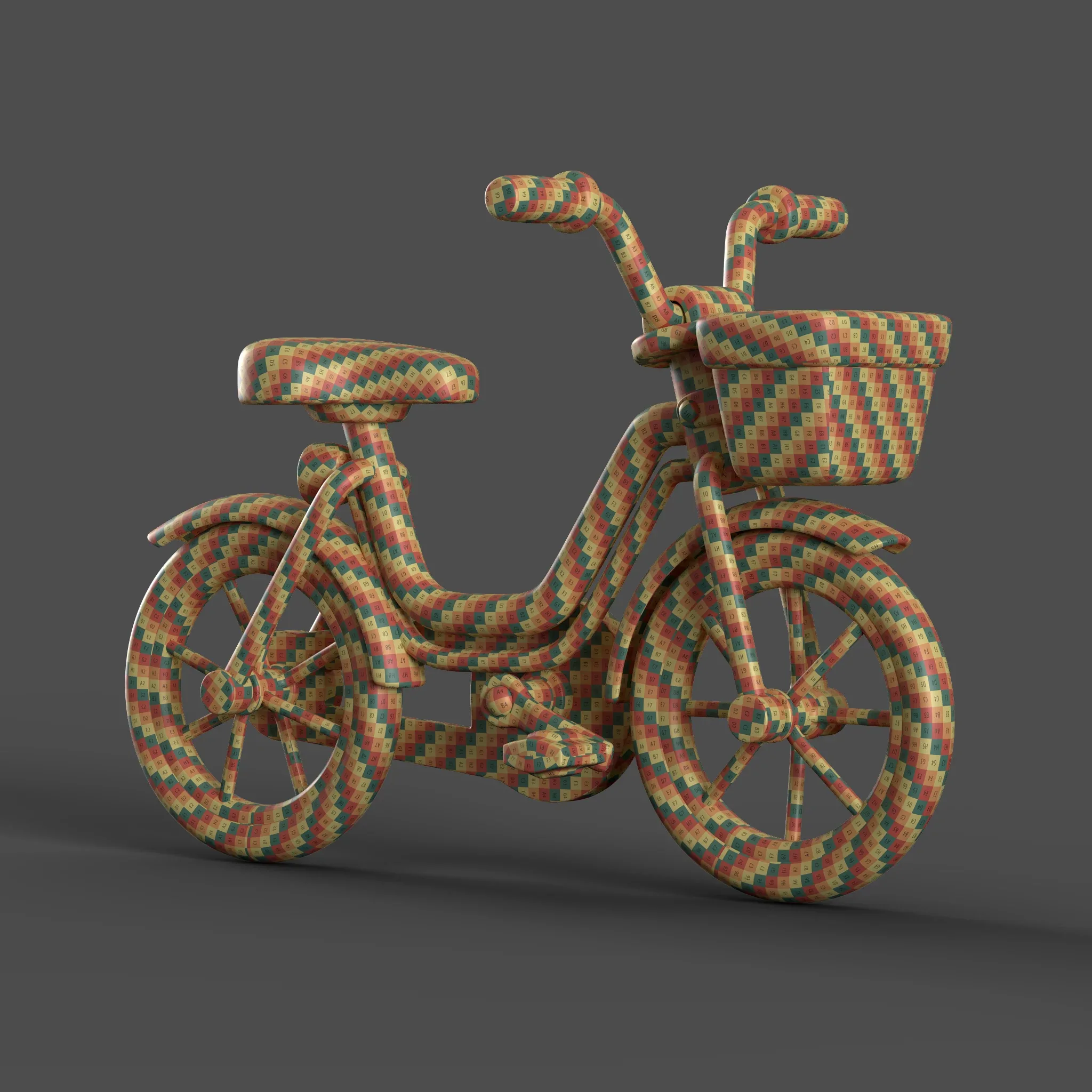 Cartoon Kid Bicycle