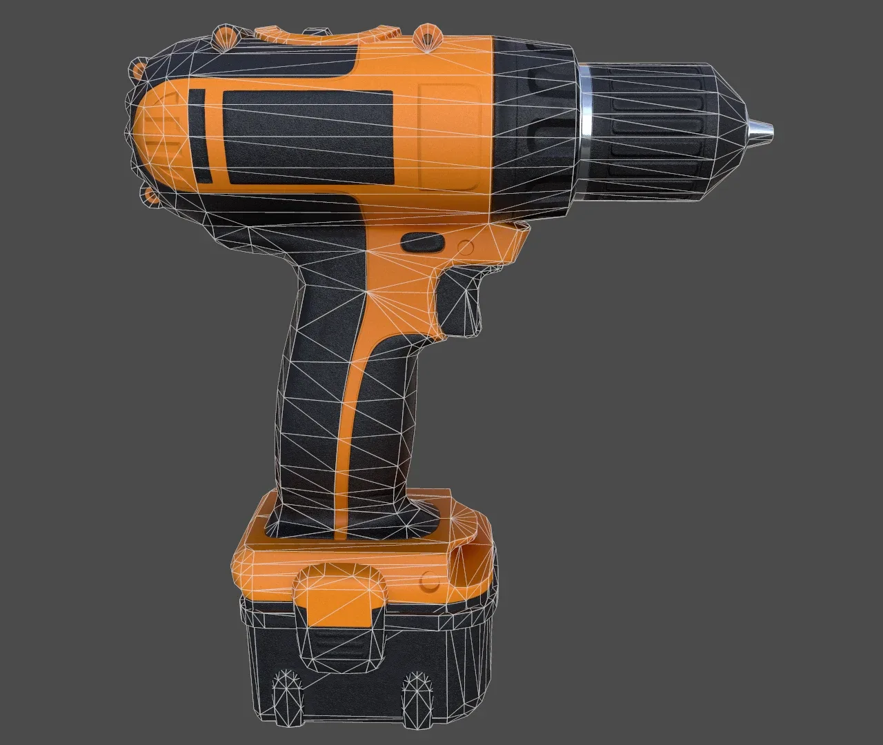 Cordless Drill V01 - Low Poly