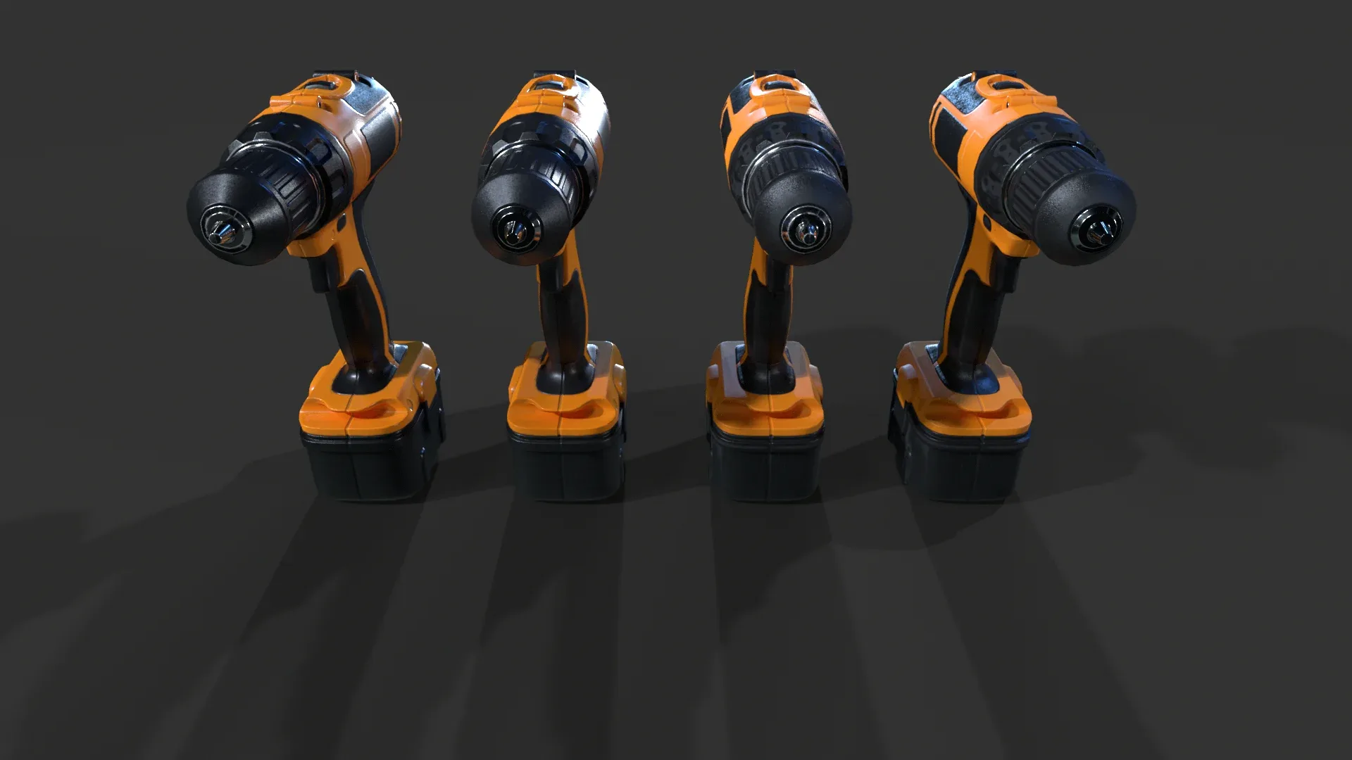 Cordless Drill V01 - Low Poly