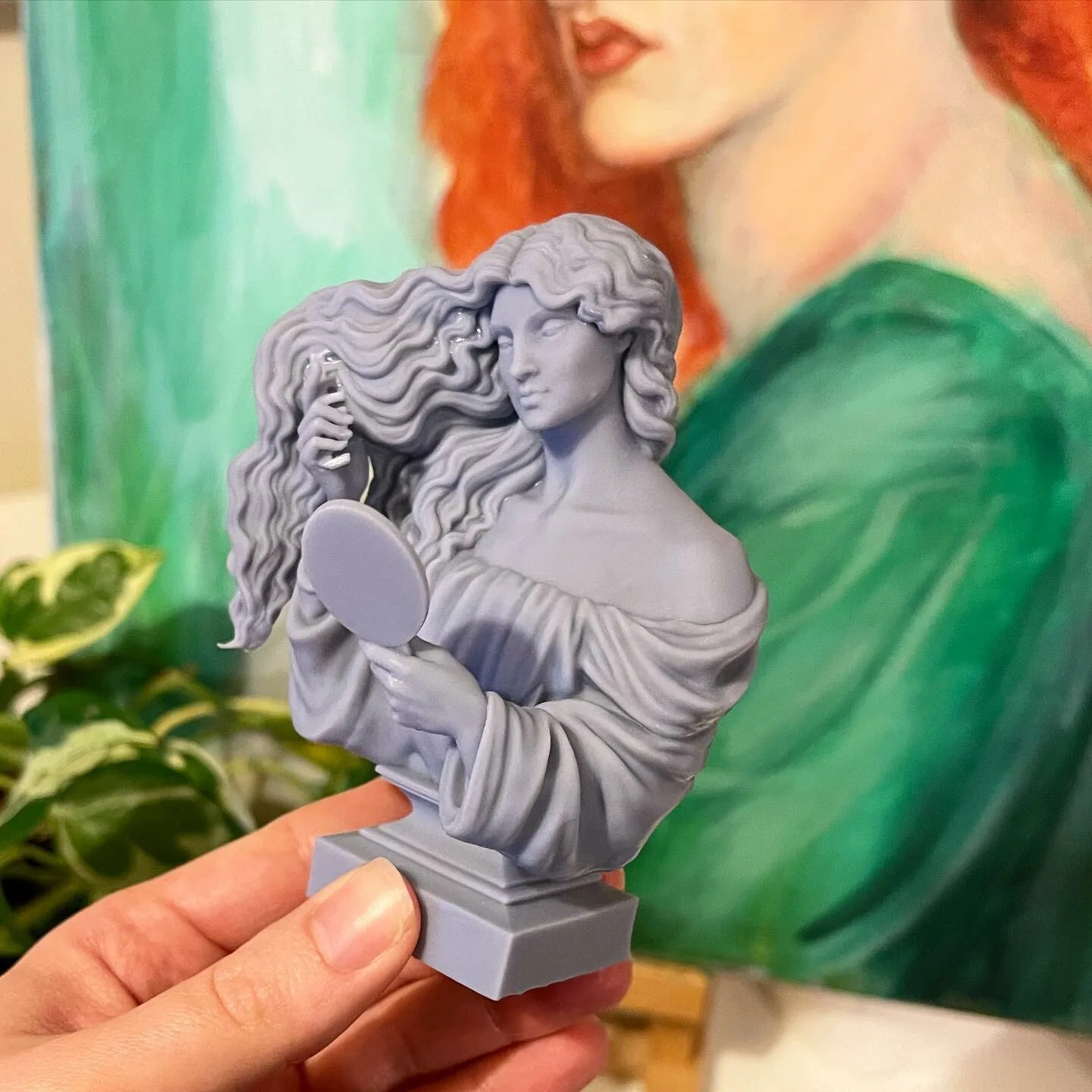 Vanity bust for 3D printing