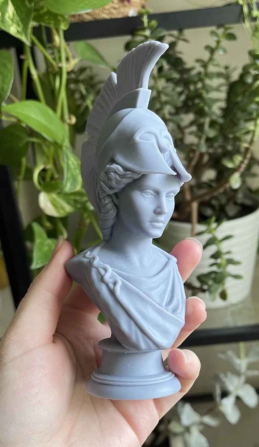 Athena bust for 3D printing