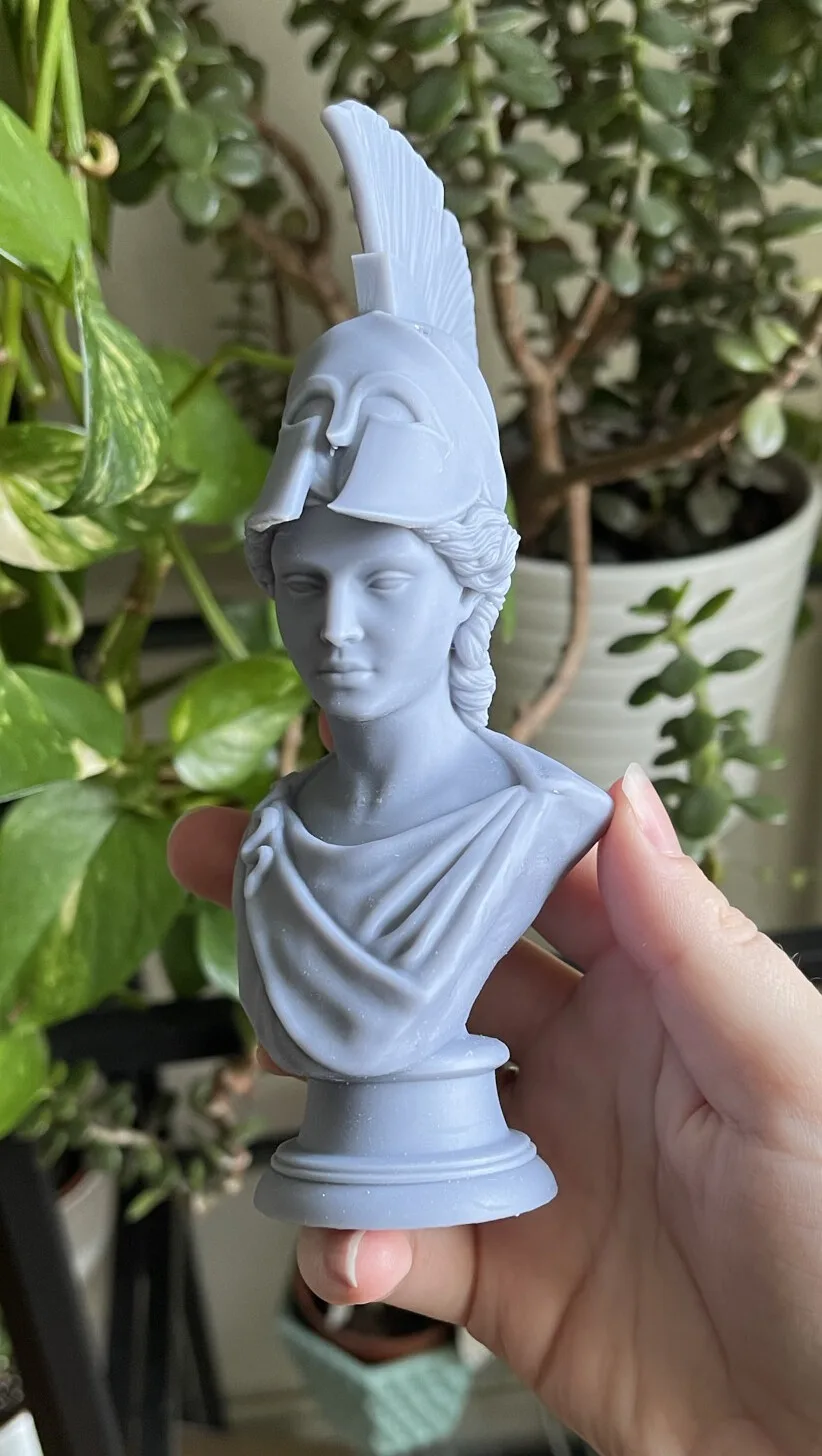 Athena bust for 3D printing