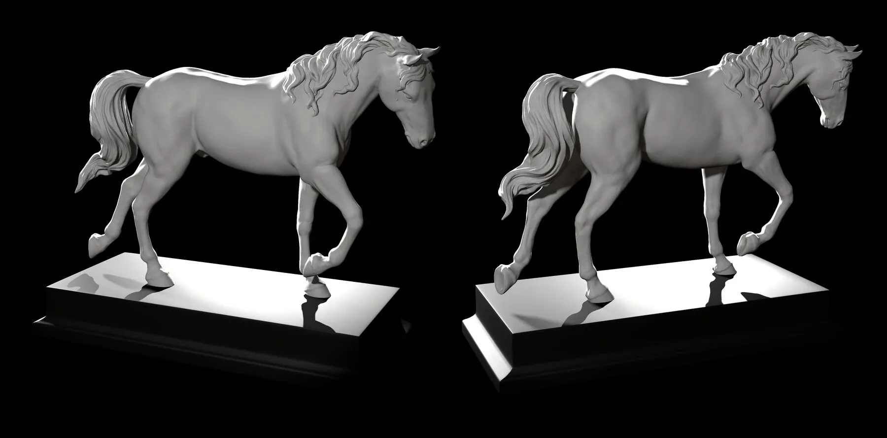 Bucephalus - Horse for 3D printing