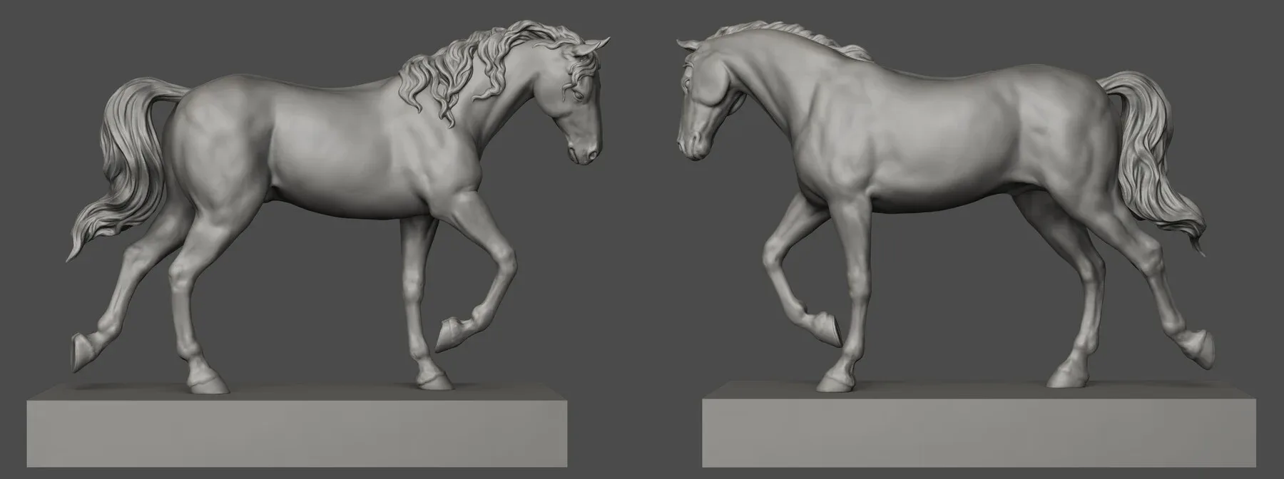 Bucephalus - Horse for 3D printing