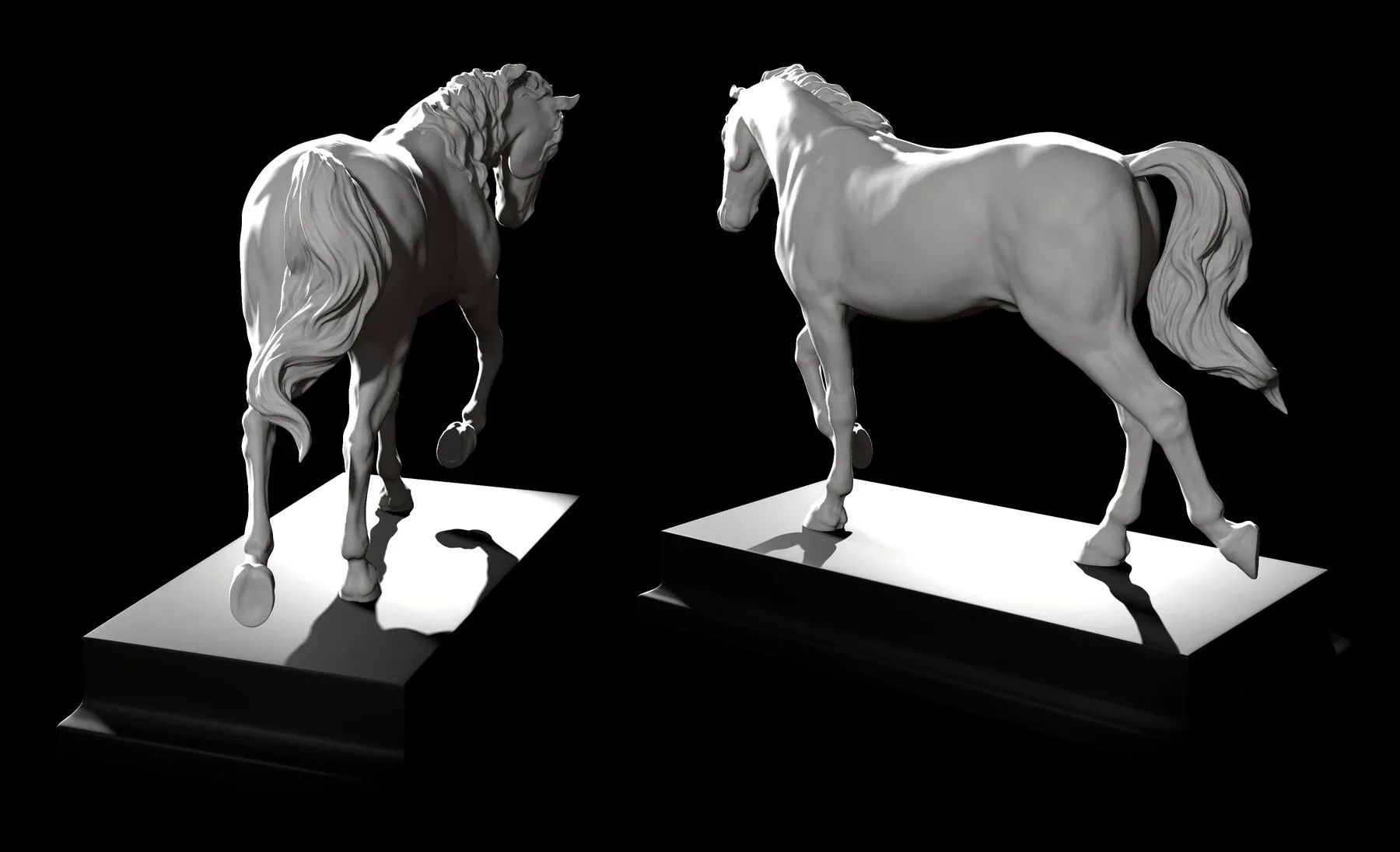 Bucephalus - Horse for 3D printing