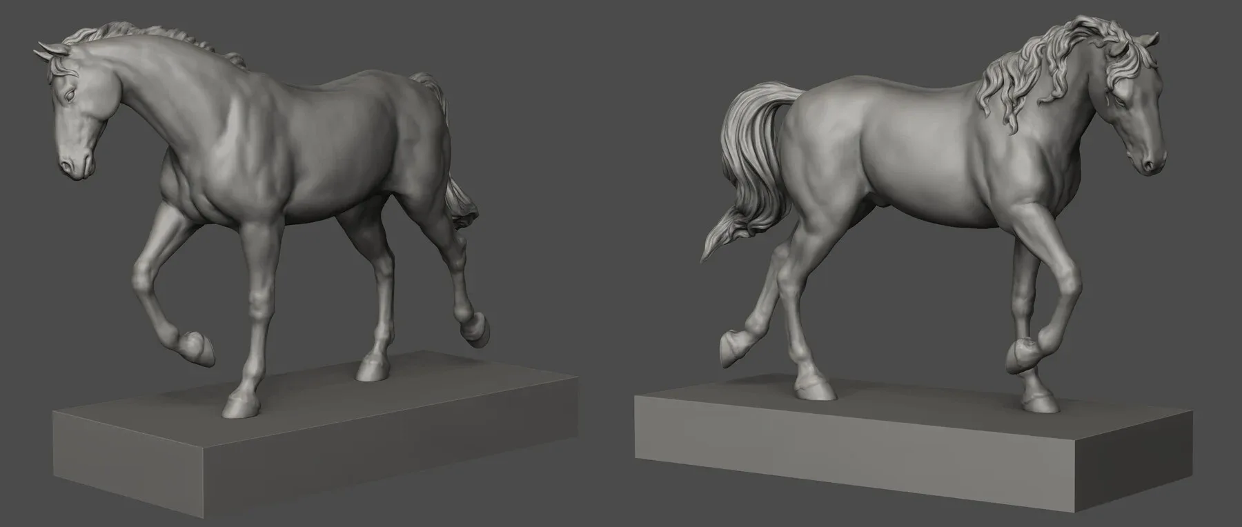 Bucephalus - Horse for 3D printing