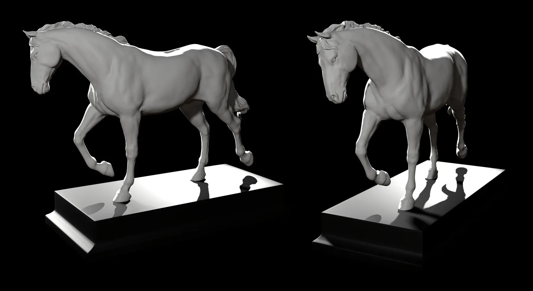 Bucephalus - Horse for 3D printing