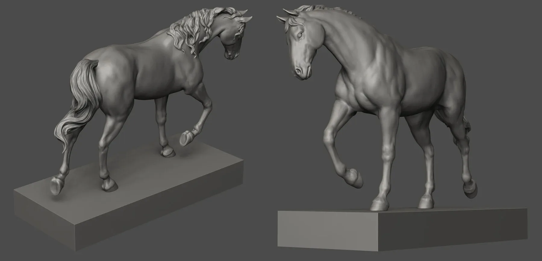 Bucephalus - Horse for 3D printing