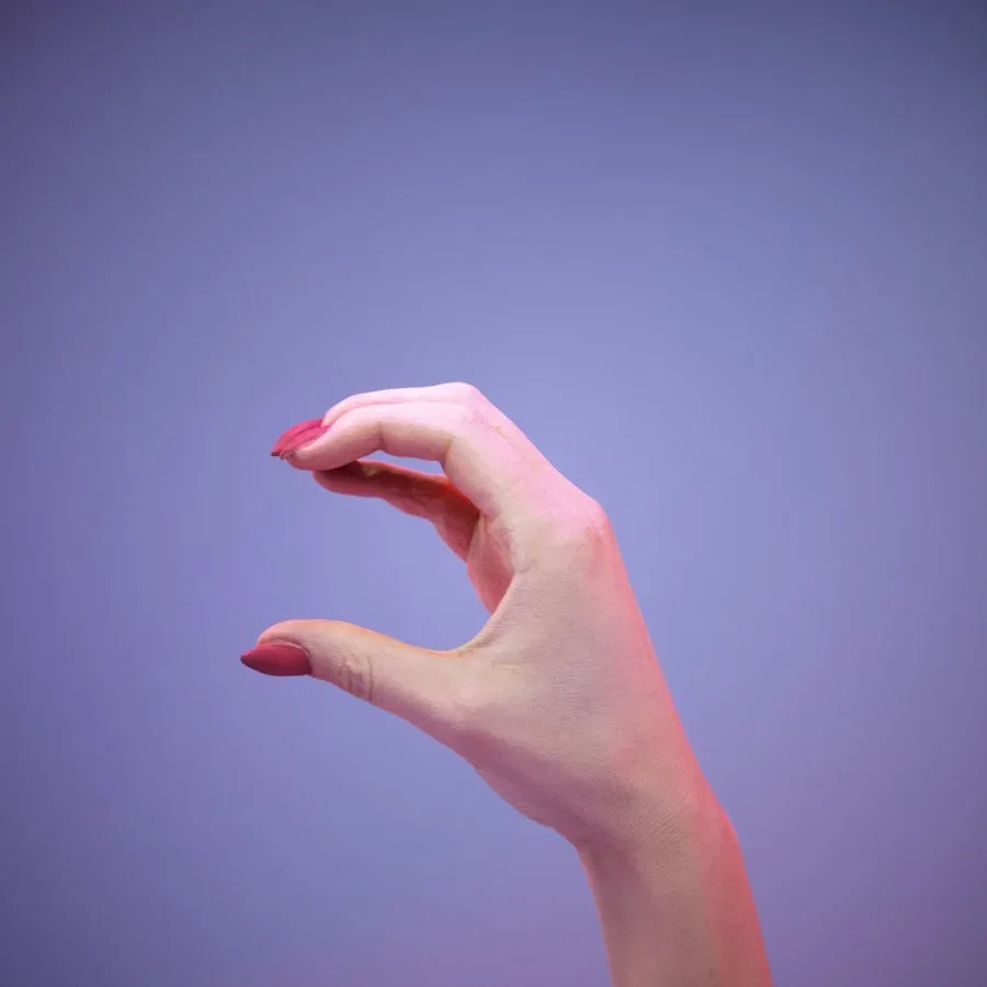 36 Highly Detailed 3D Scanned Women's Hands in American Sign Language