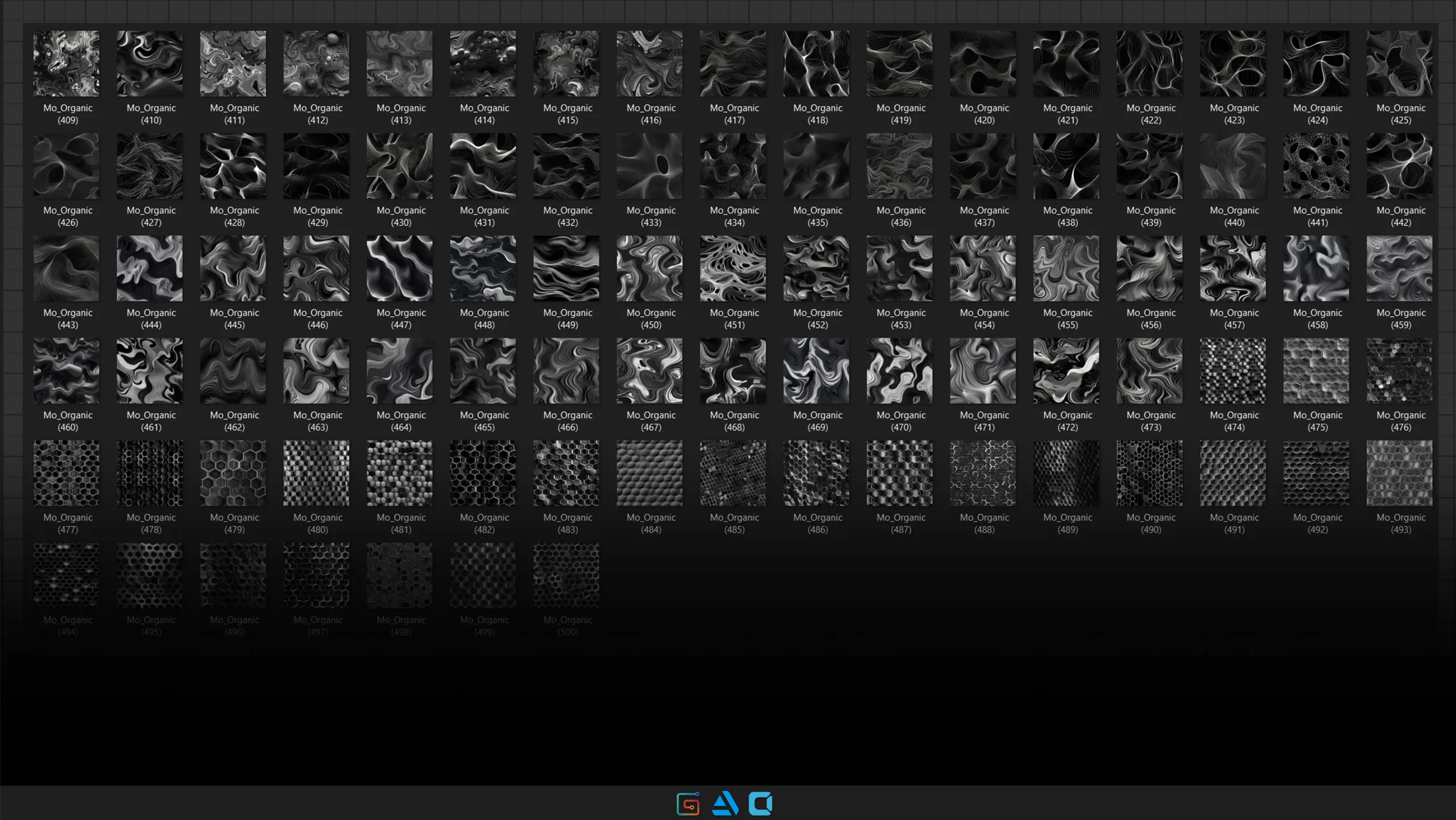 500 Organic Pattern Vol1