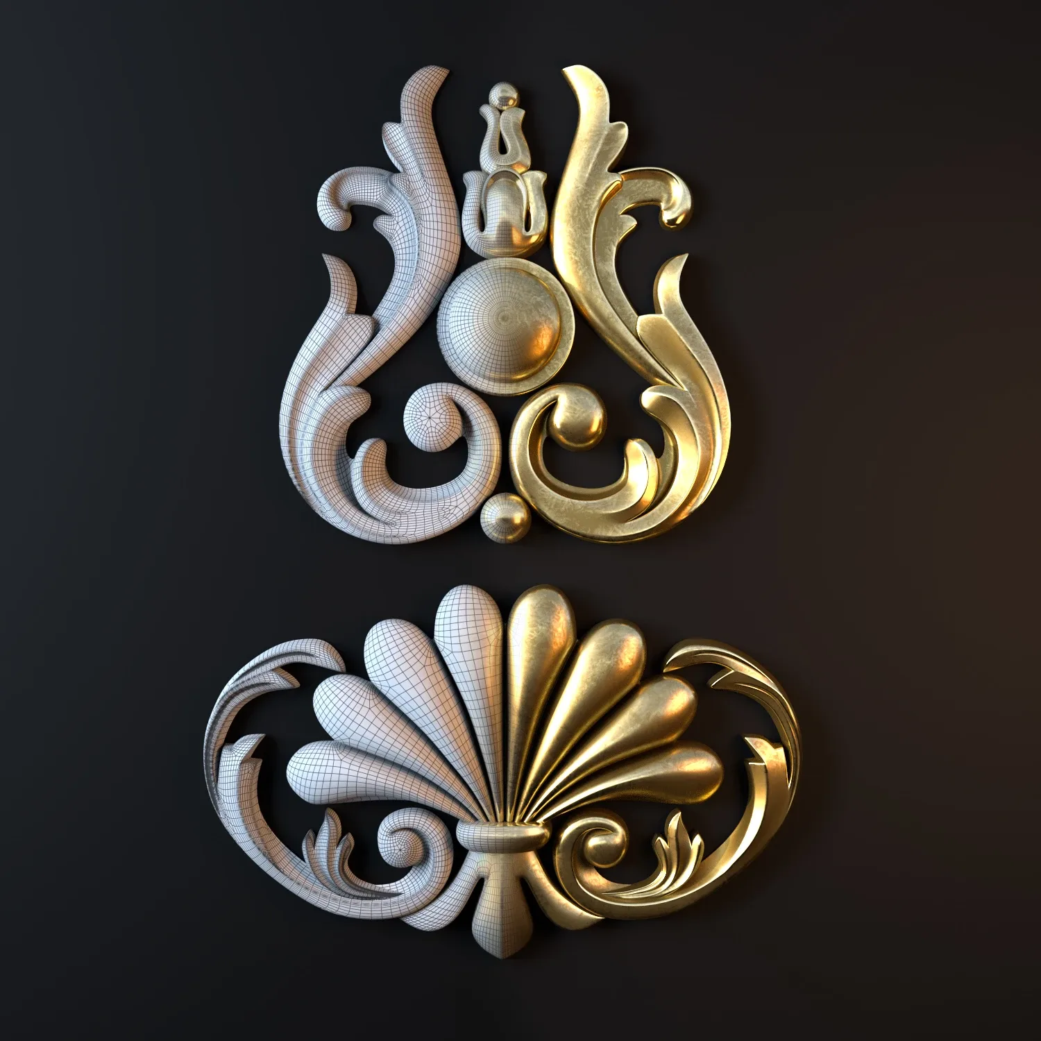 ornament Gold 03