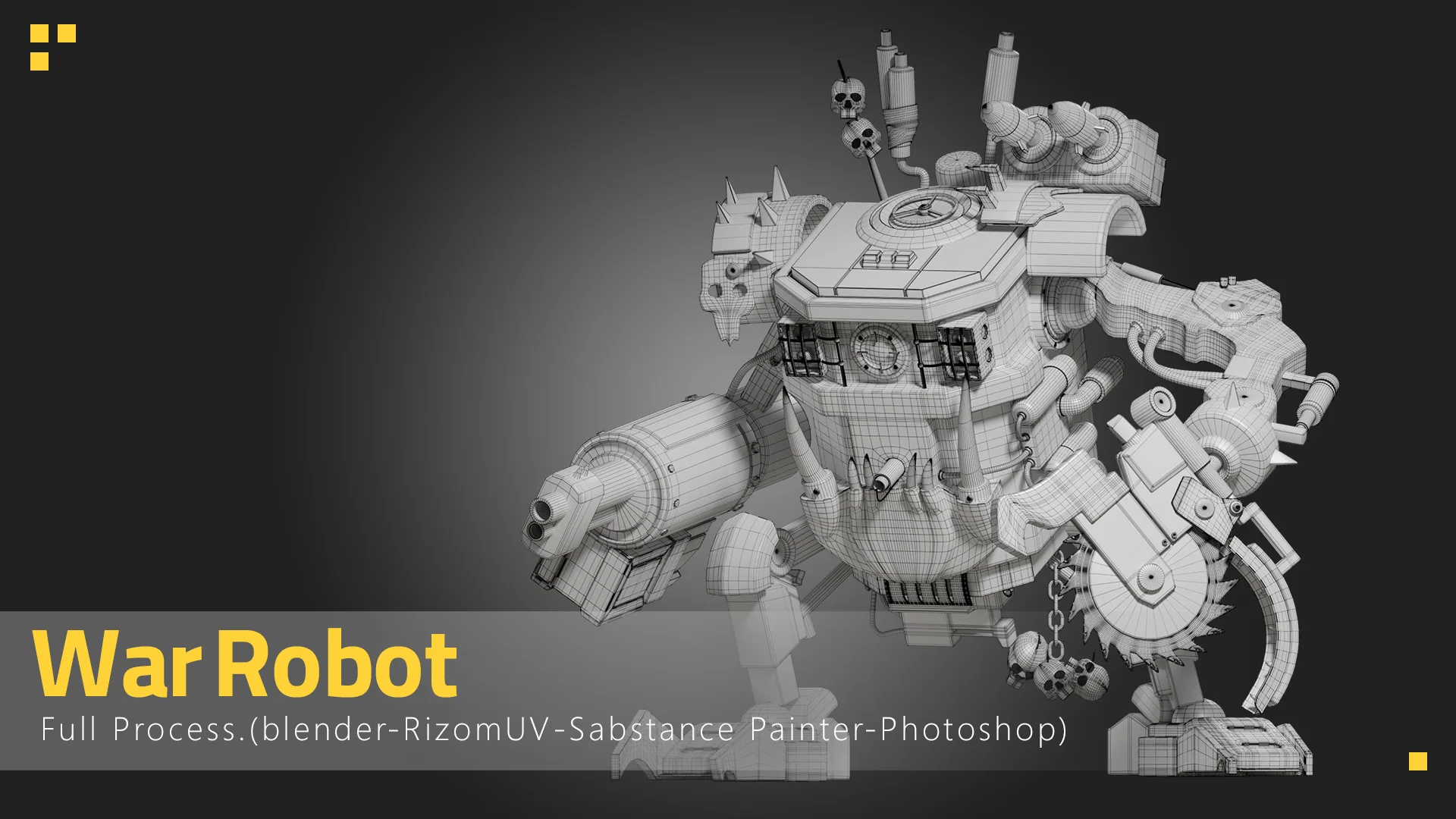 War Robot-Tutorial Full Process