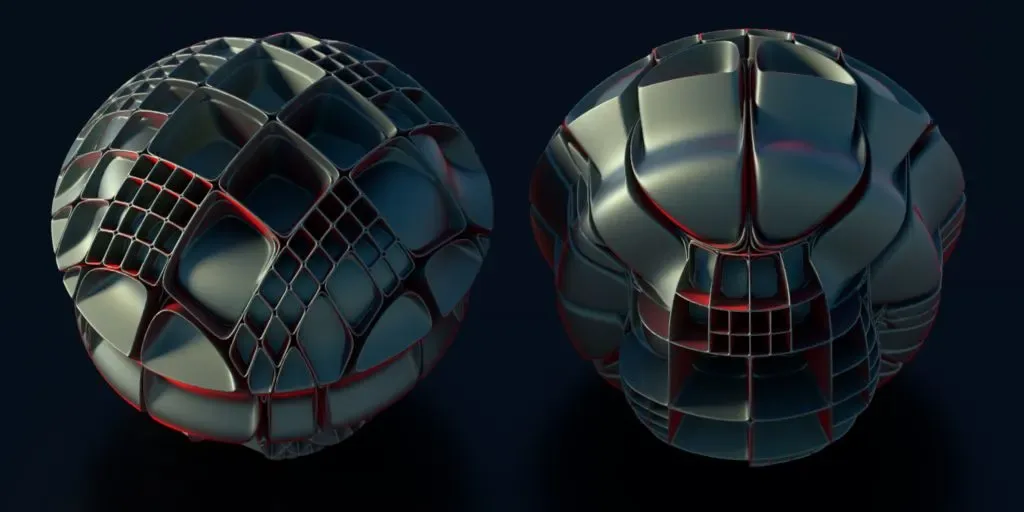 32 Abstract Mathematical Shapes - FlippedNormals