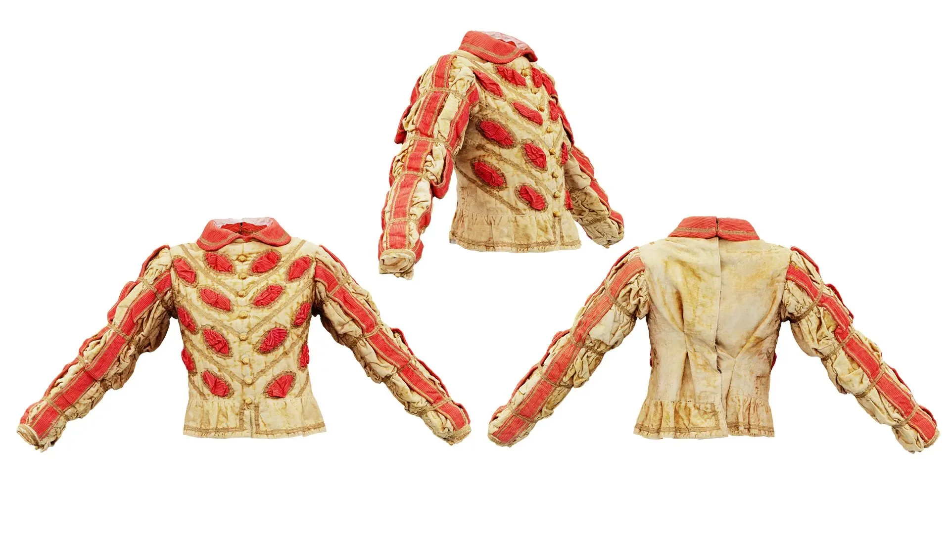 Elegant Knight Jacket 3D Scanned Clothing
